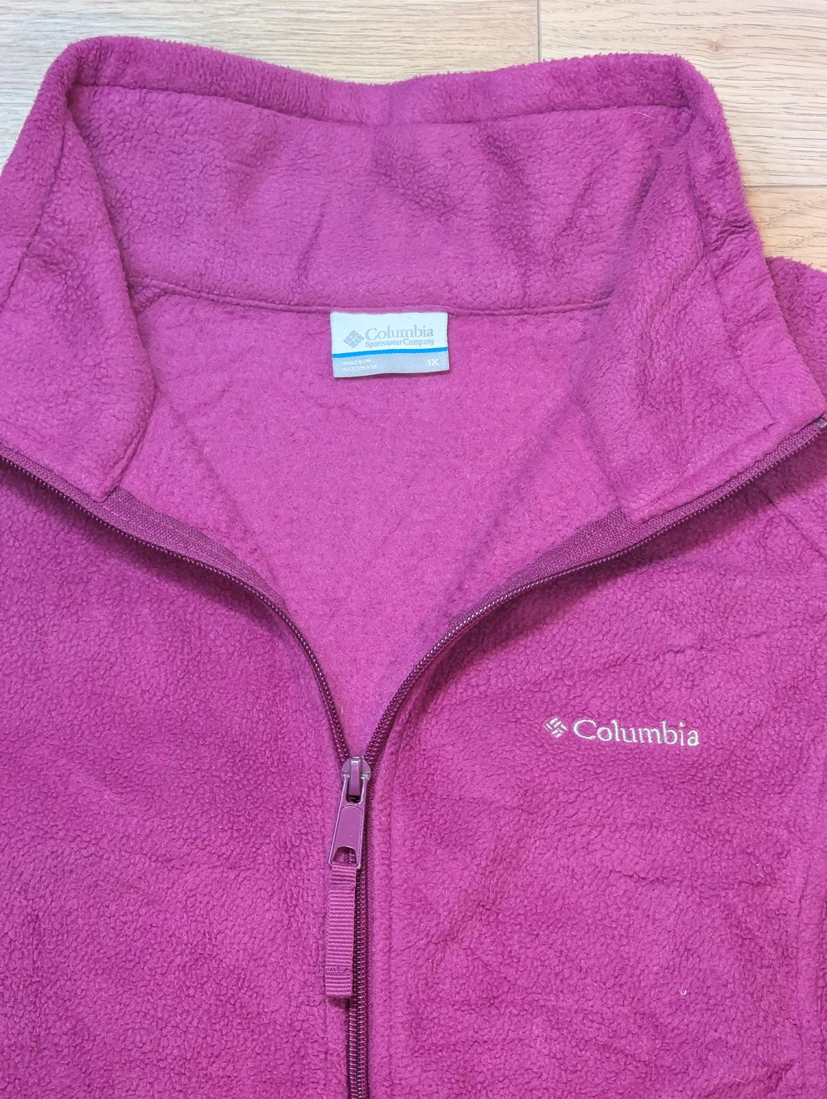 Columbia Women's Fleece Jacket - Pink - Size XL