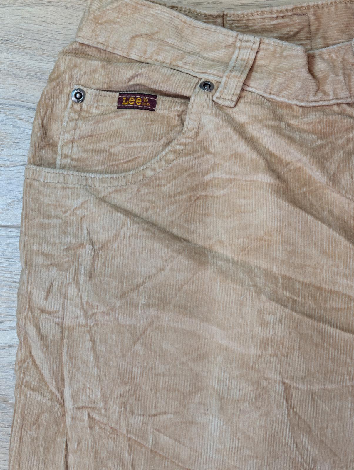 Lee Women's Corduroy Trousers - Khaki - Size 31W 30L