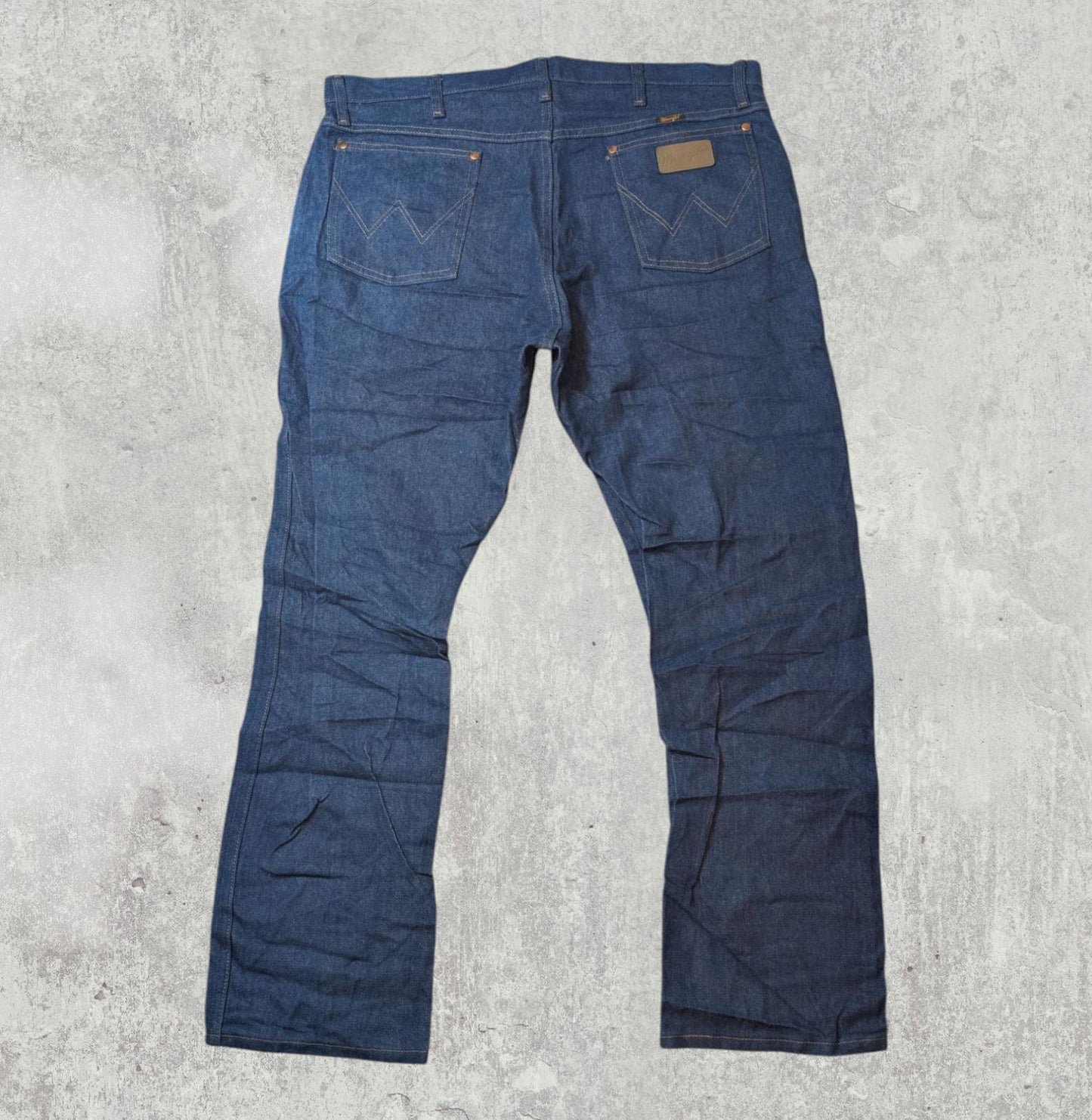 Wrangler Men's Straight Jeans - Blue - Size 40W 30L