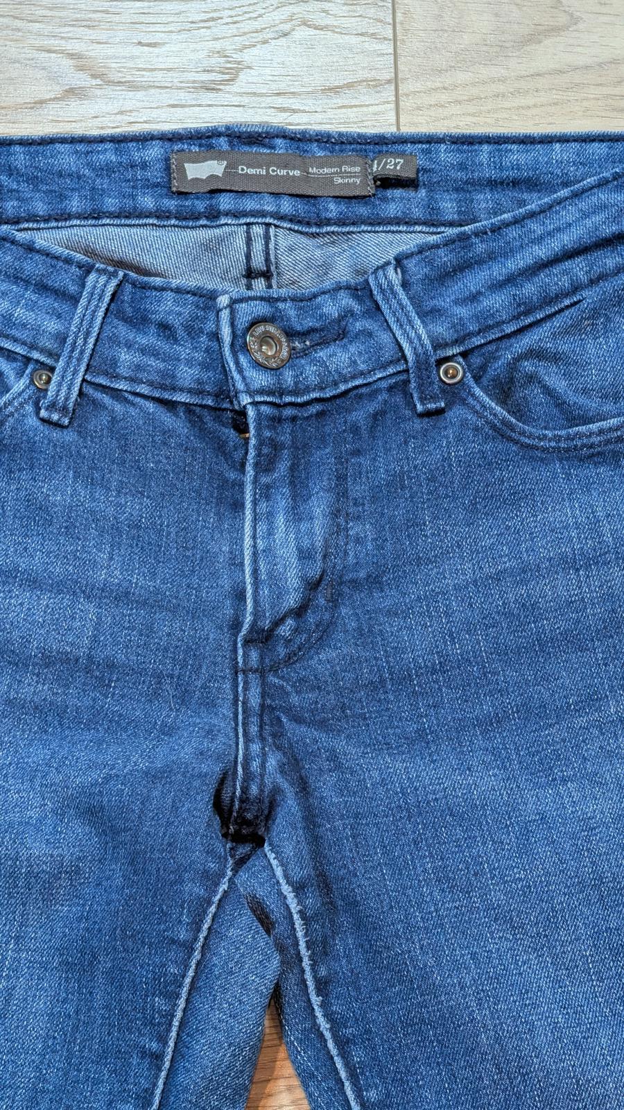 Levi's Women's Demi Curve Modern Rise Skinny Jeans - Blue - Size 27W 34L