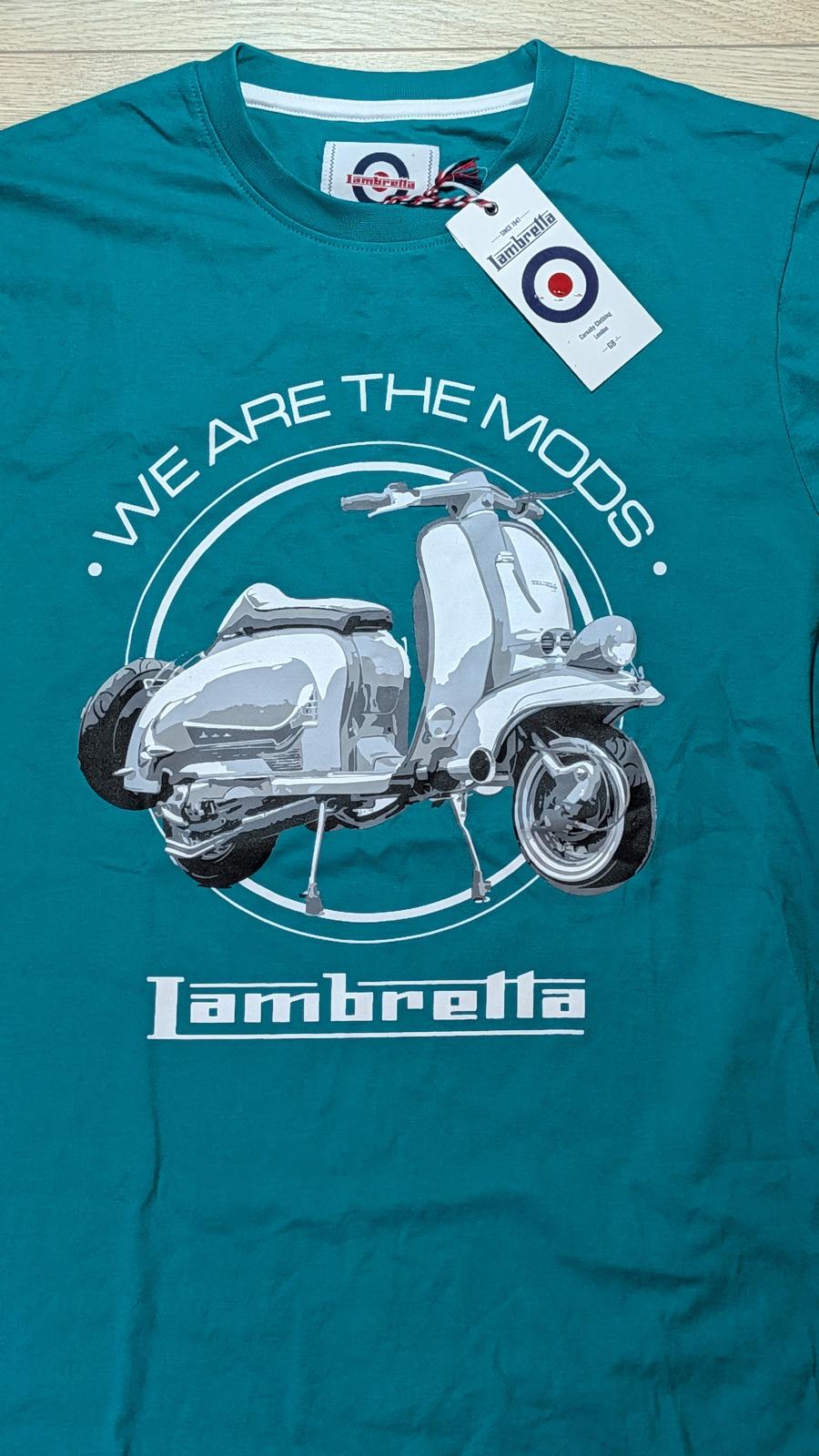 Lambretta Men's T Shirt - Green - Size Small