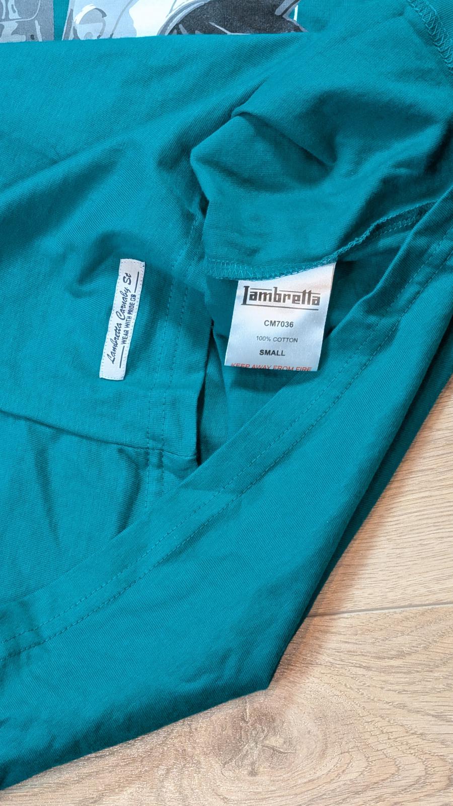 Lambretta Men's T Shirt - Green - Size Small