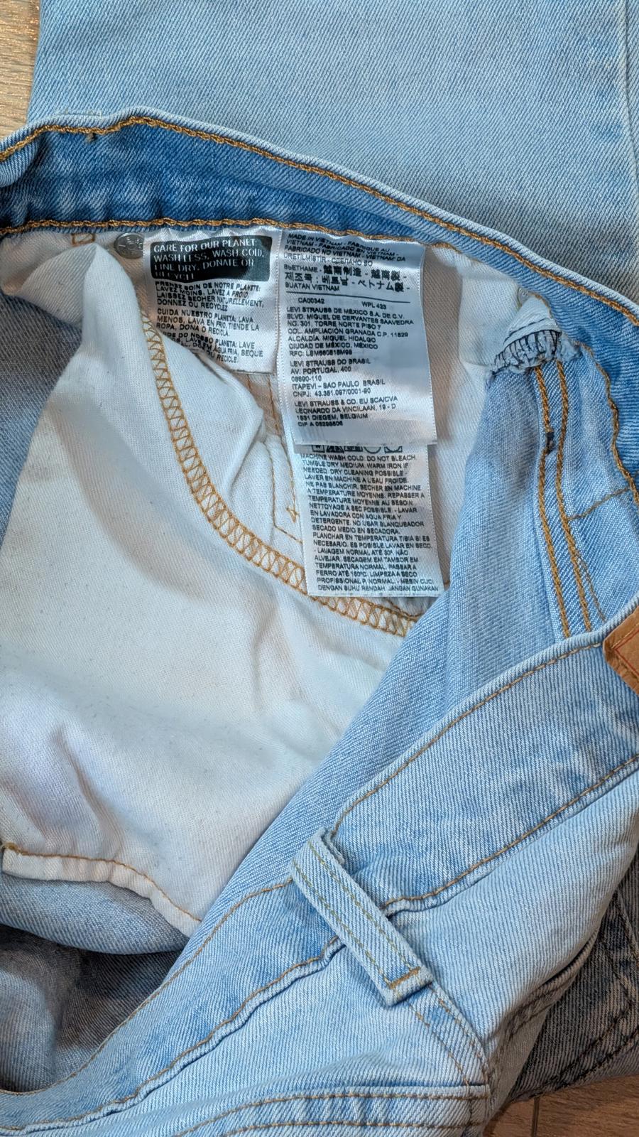 Levi's Men's 512 Slim Taper Jeans - Blue - Size 31W 34L