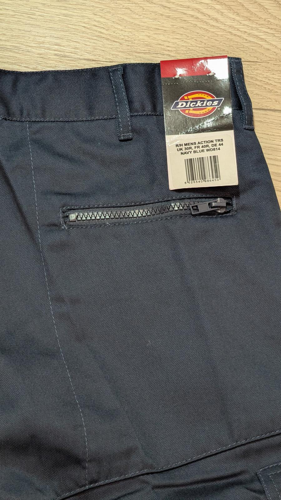Dickies Men's Cargo Work Trousers - Navy - Size 30W 31L