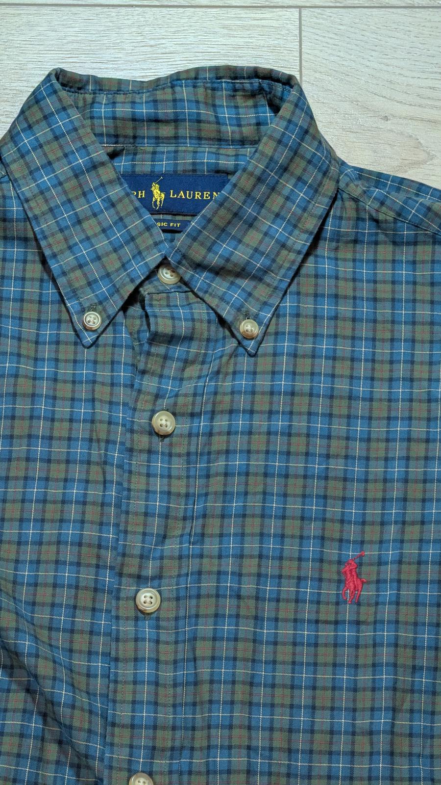 Ralph Lauren Men's Classic Fit Check Shirt - Green - Size Small