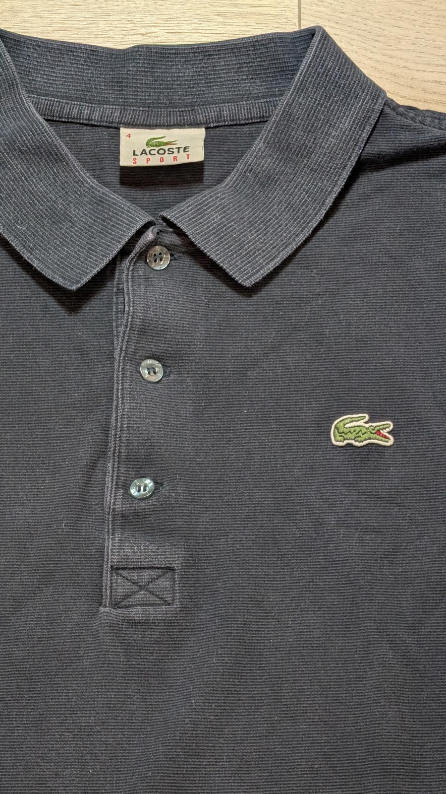 Lacoste Men's Polo T Shirt - Navy - Size 4 / Medium