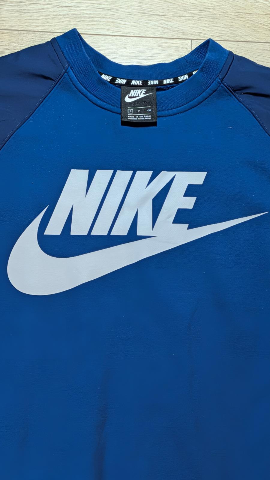 Nike Men's Sweatshirt Jumper - Blue - Size Small
