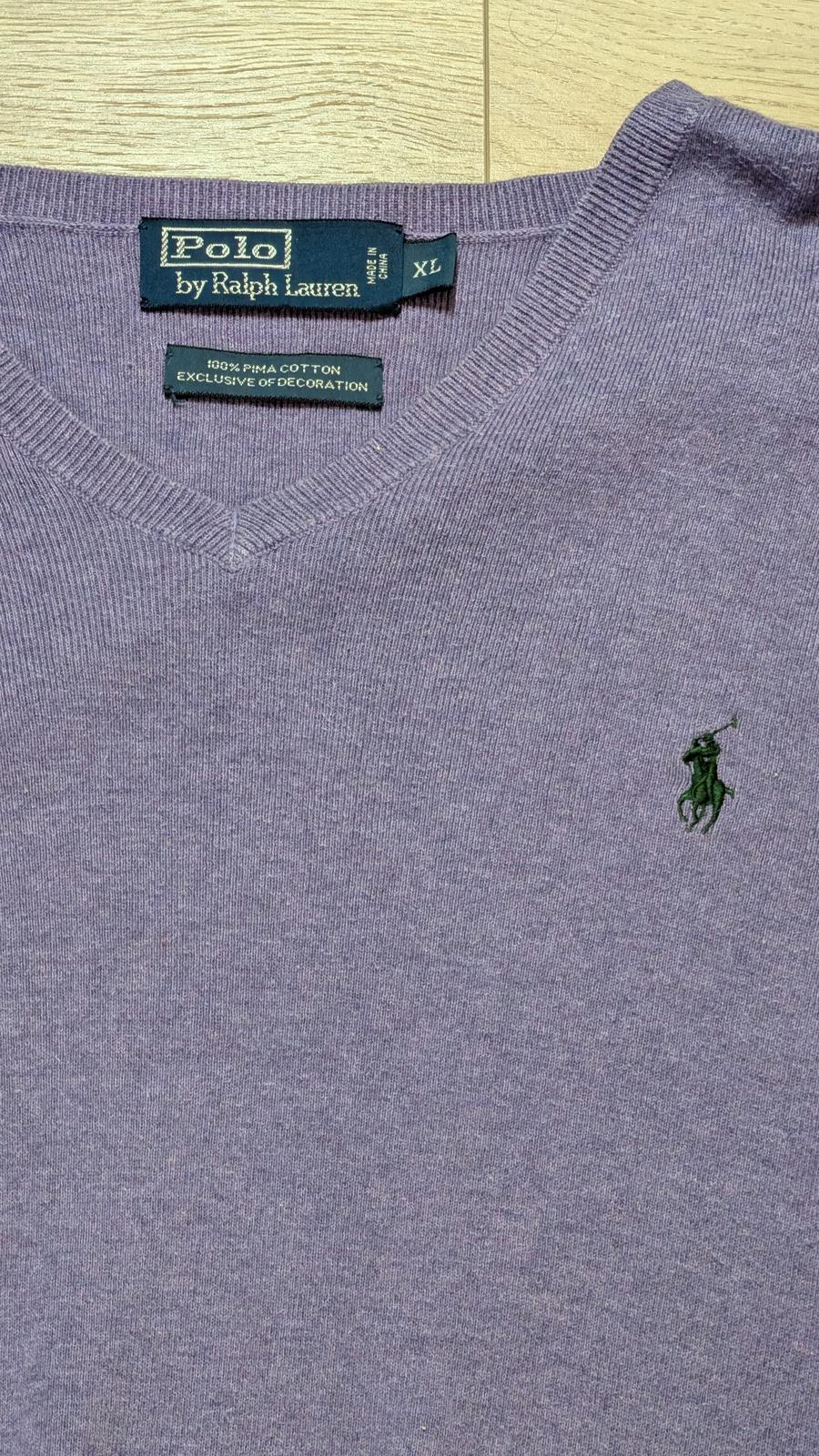 Ralph Lauren Men's Sweatshirt Jumper - Purple - Size XL