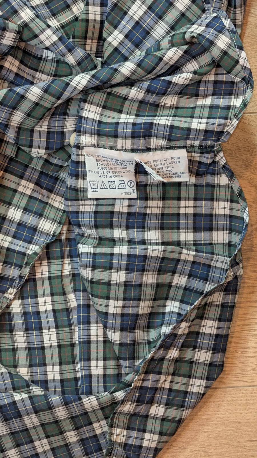 Ralph Lauren Men's Classic Fit Check Shirt - Green - Size Large