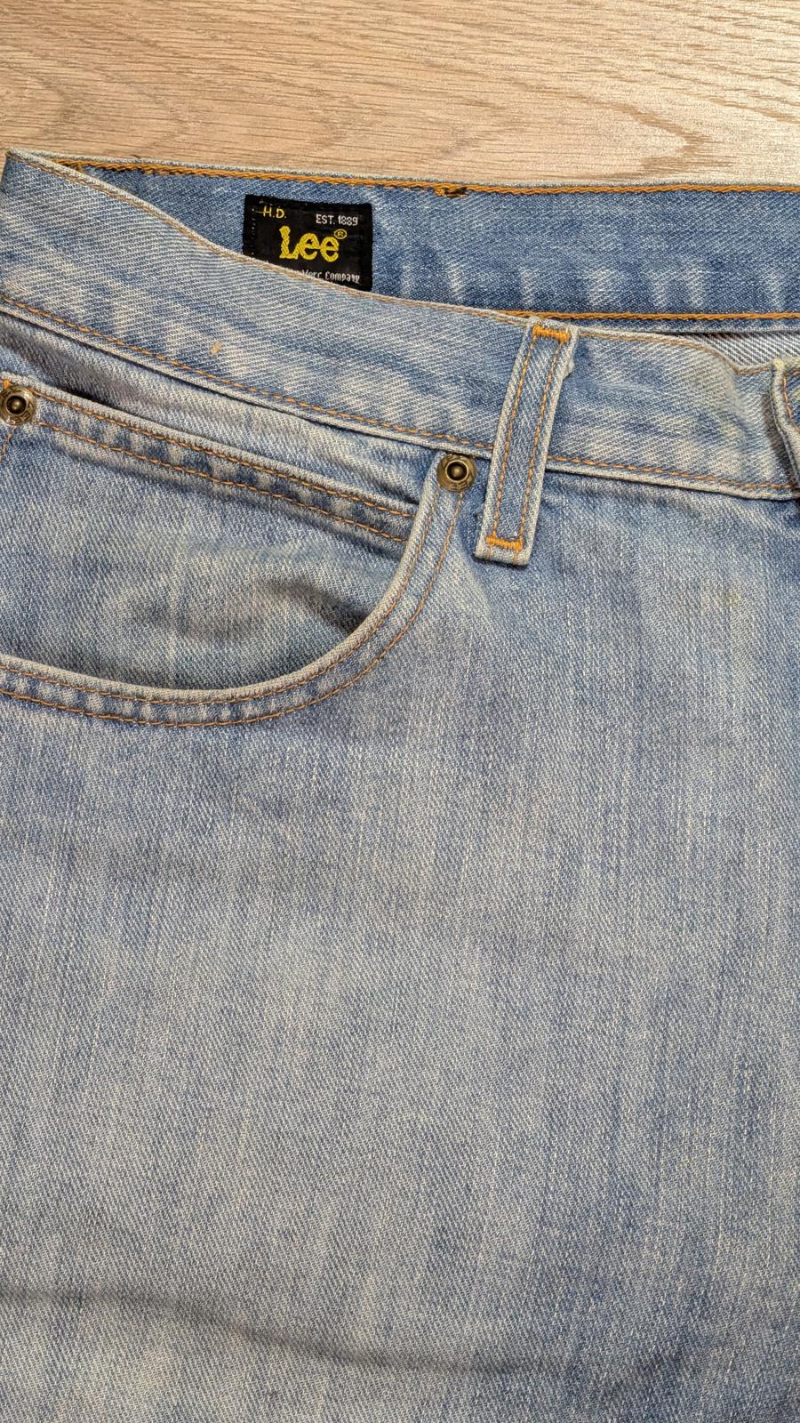 Lee Men's Brooklyn Straight Jeans - Blue - Size 34W 34L