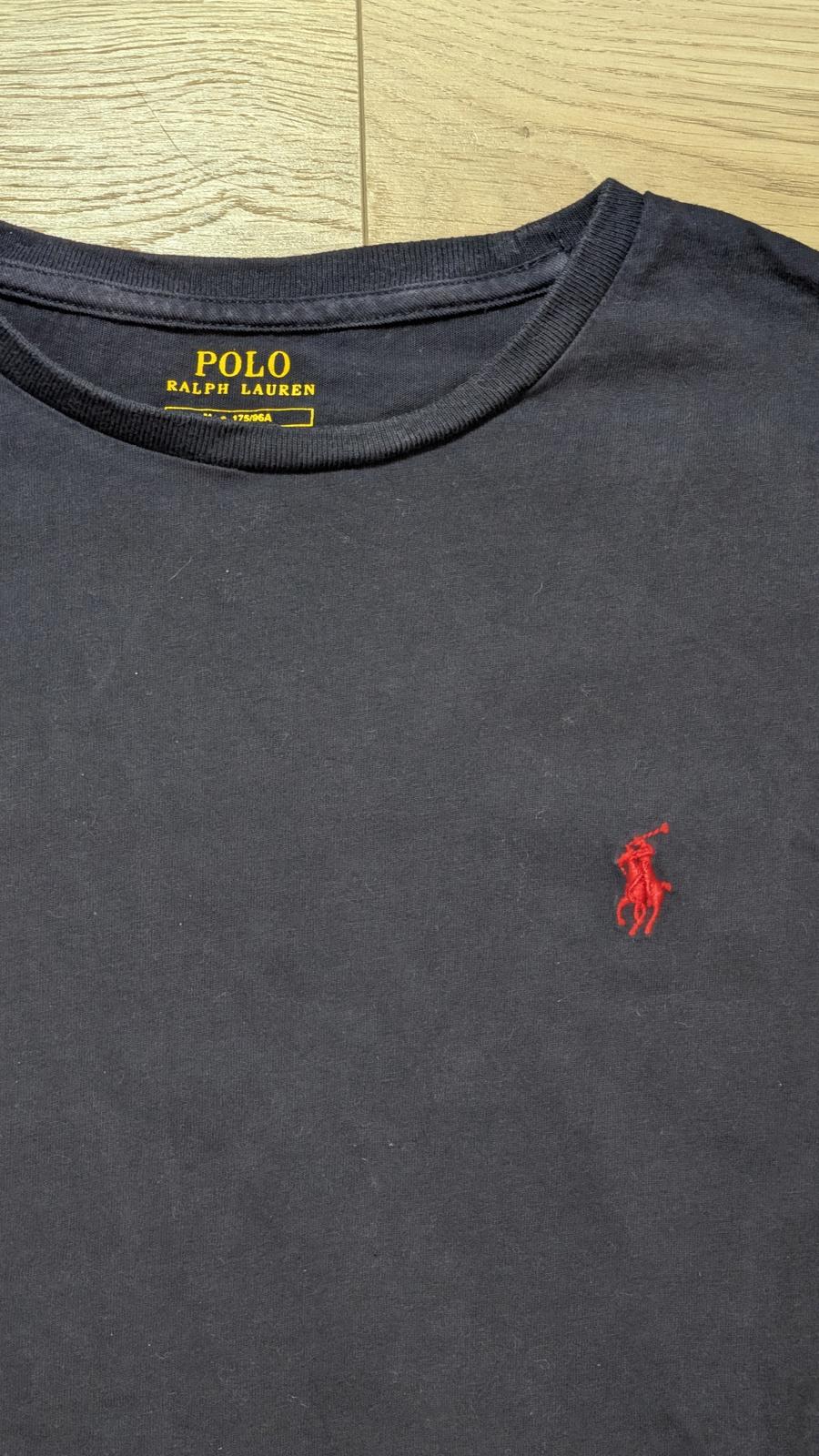 Ralph Lauren Men's T Shirt - Navy - Size Medium