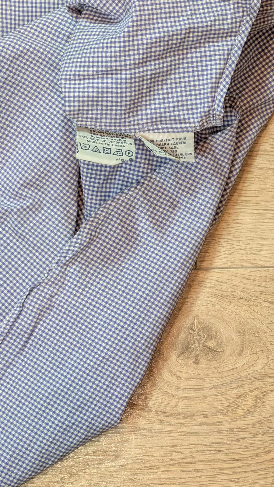 Ralph Lauren Men's Slim Fit Check Shirt - Purple - Size Medium