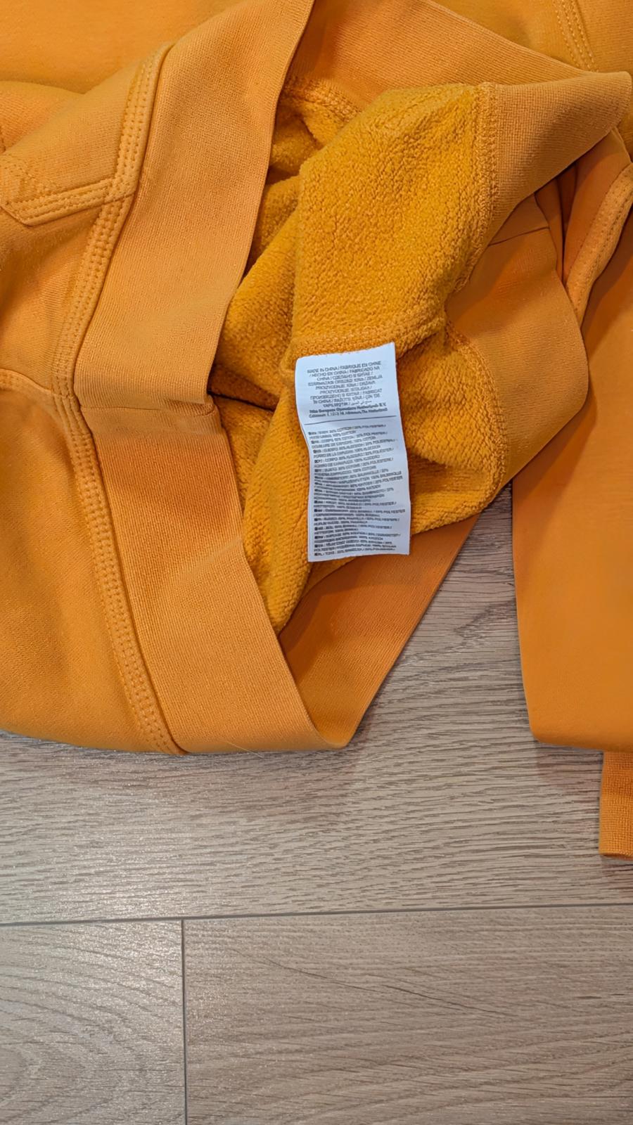 Nike Men's AS Roma Hoodie Sweatshirt - Orange - Size Small