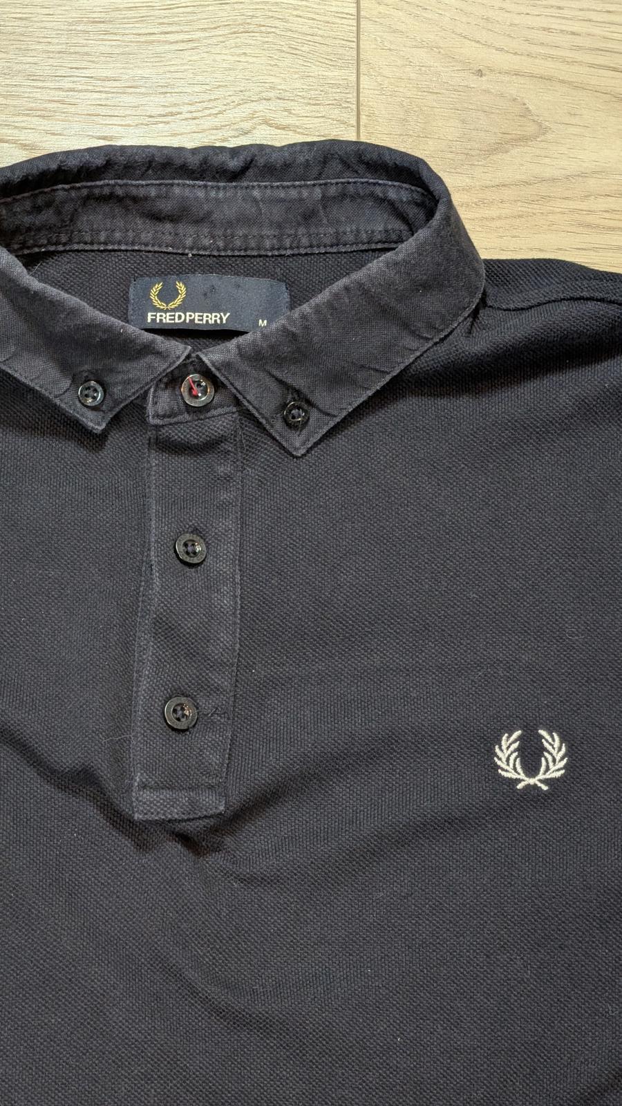 Fred Perry Men's Polo T Shirt - Navy - Size Medium