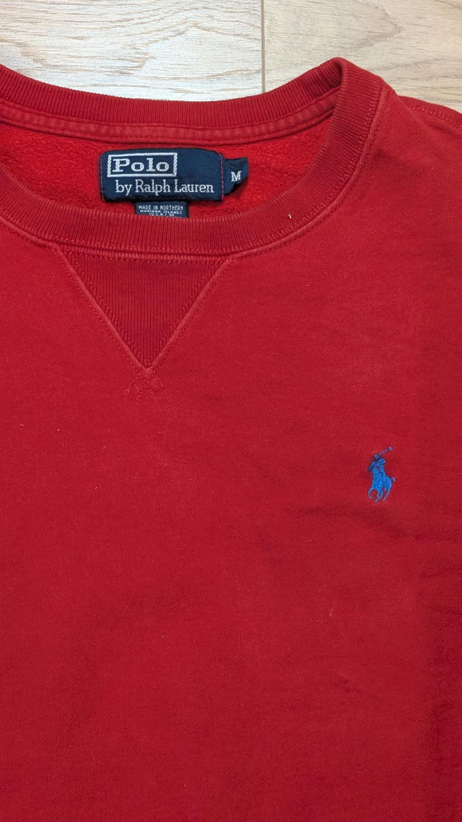 Ralph Lauren Men's Sweatshirt Jumper - Red - Size Medium