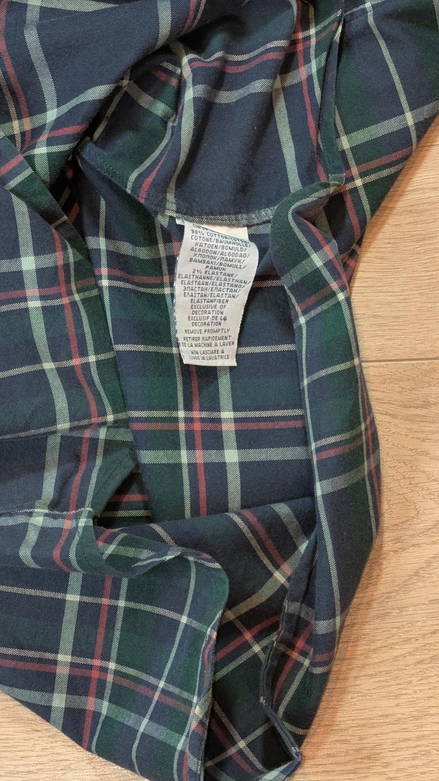 Ralph Lauren Men's Slim Fit Check Shirt - Green - Size Small