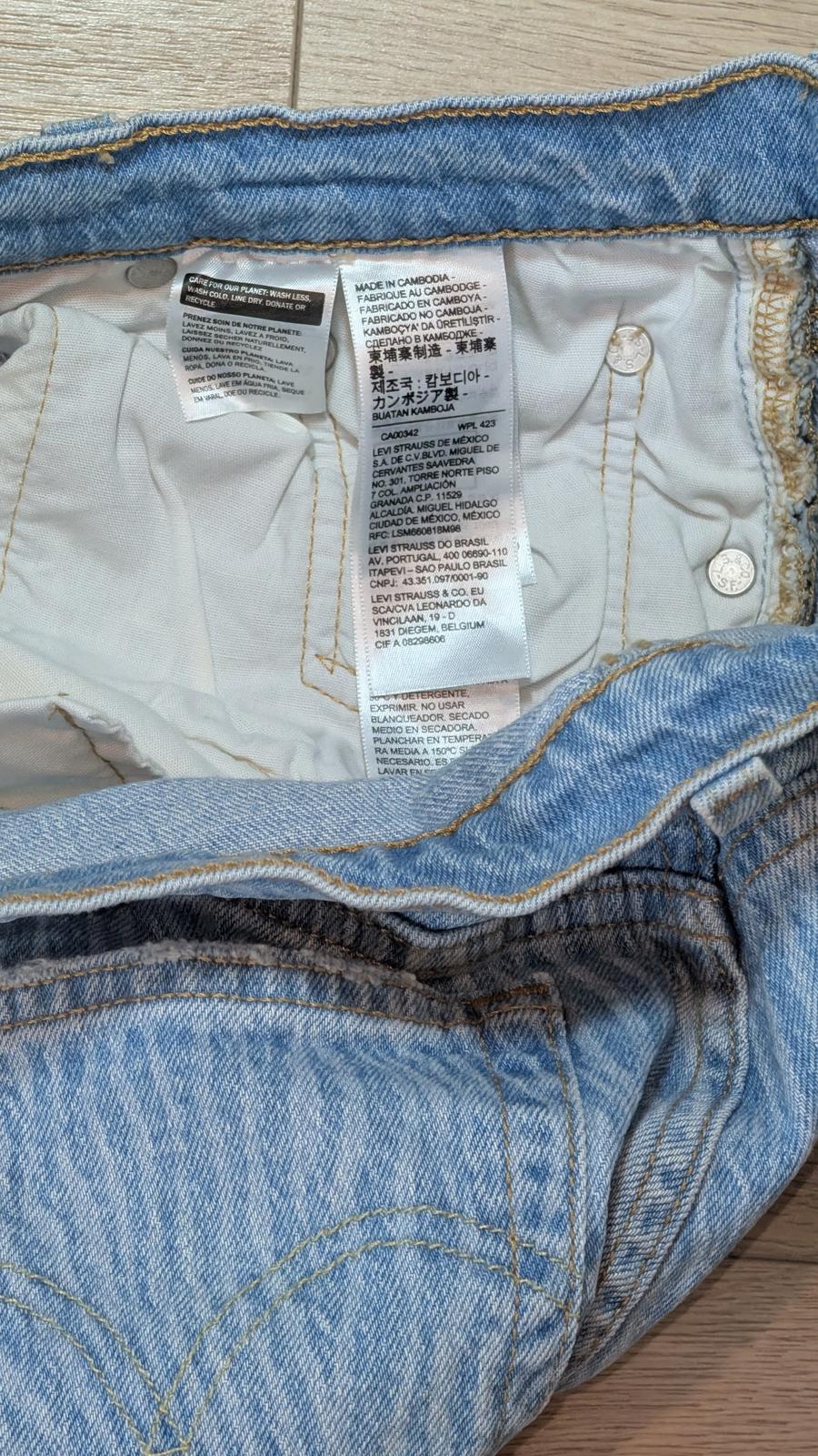 Levi's Women's 501 Straight Jeans - Blue - Size 25W 28L