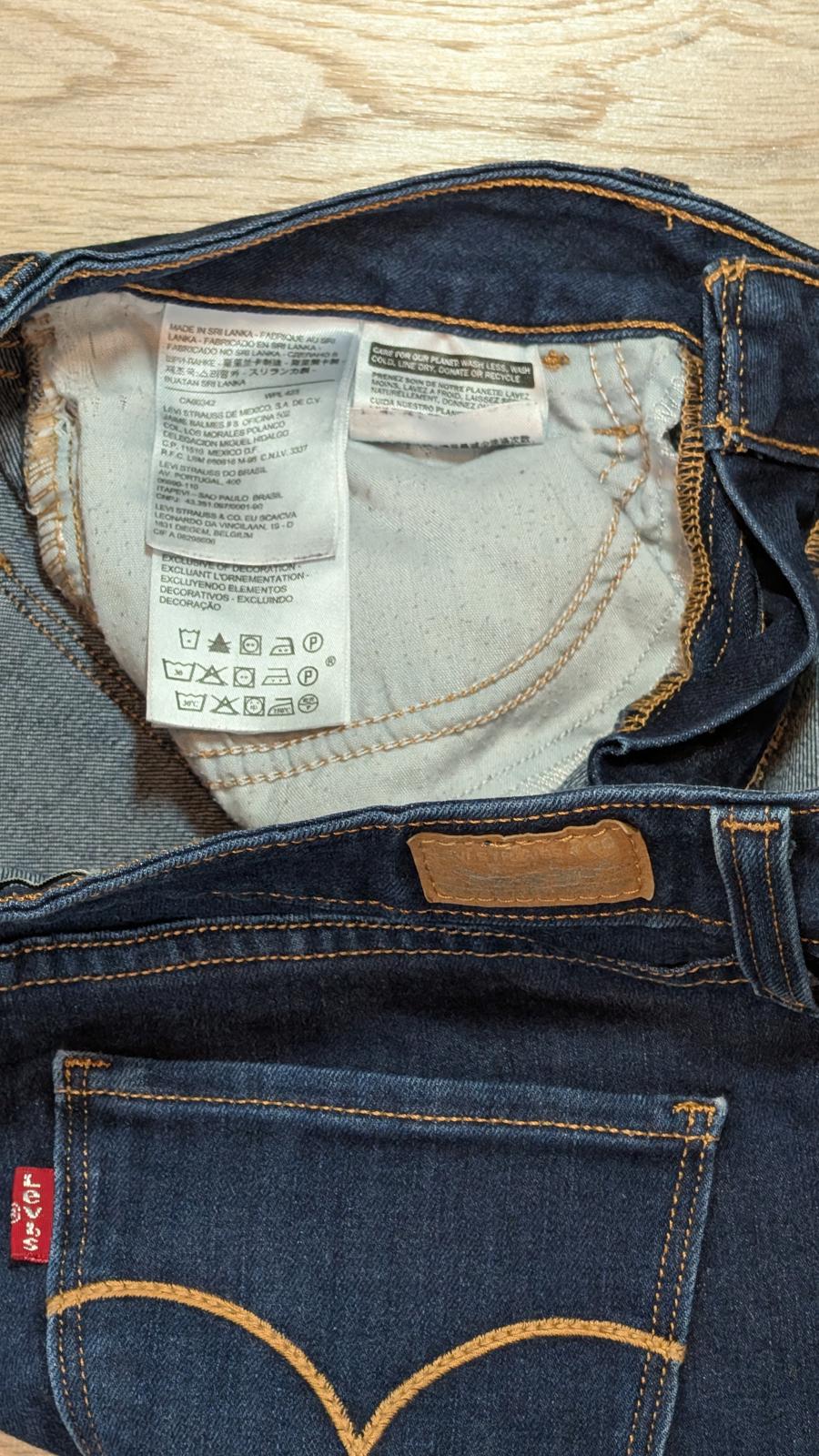 Levi's Women's Skinny Jeans - Blue - Size 26W 32L