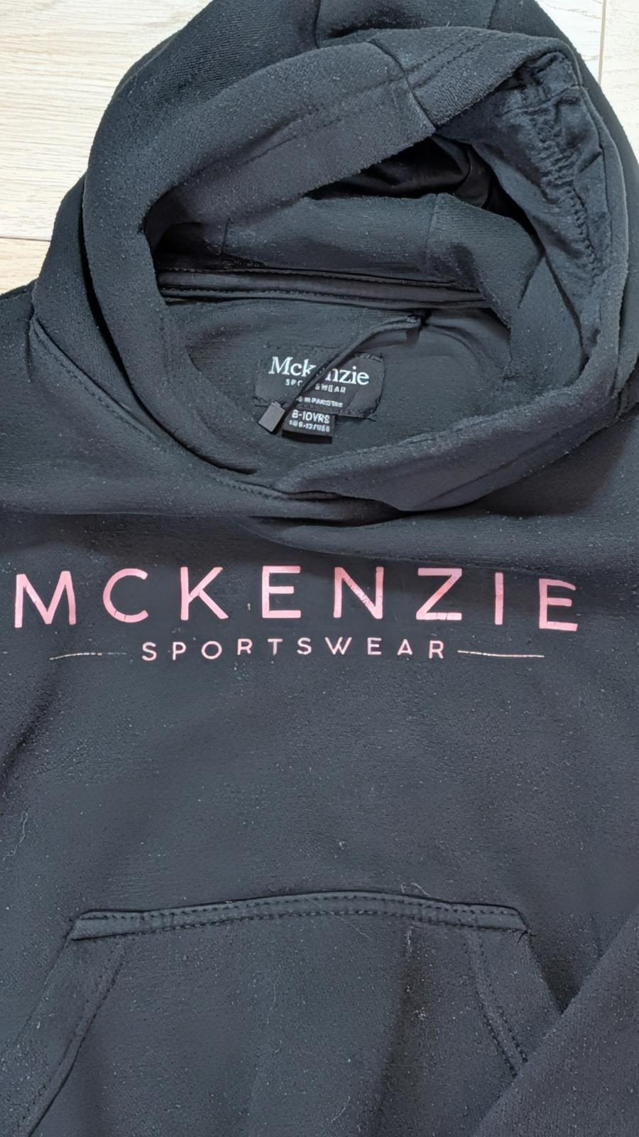McKenzie Kid's Hooded Sweatshirt - Black - Size 8-10 YRS