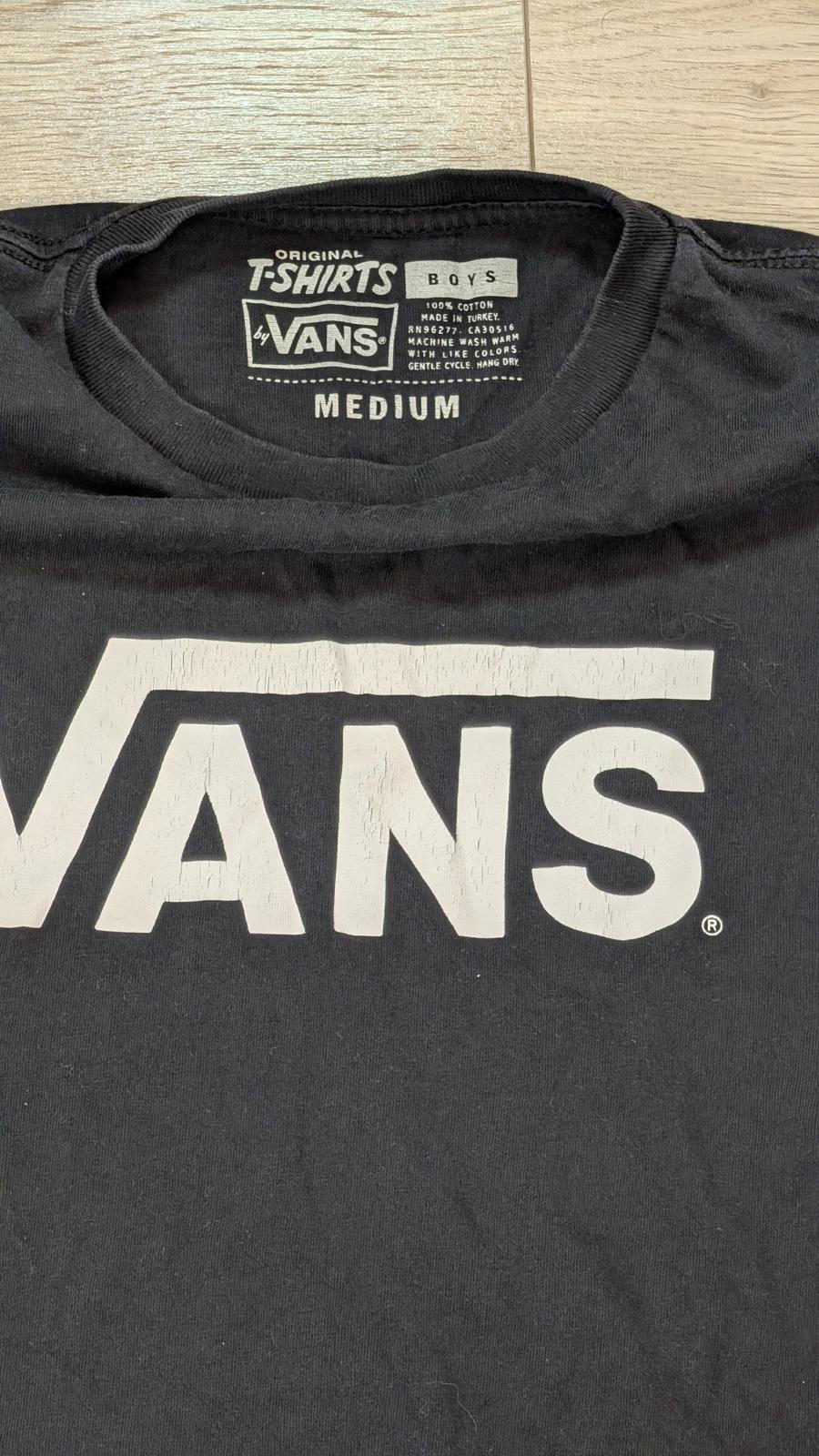 Vans Kid's Boys T Shirt - Black - Size Medium