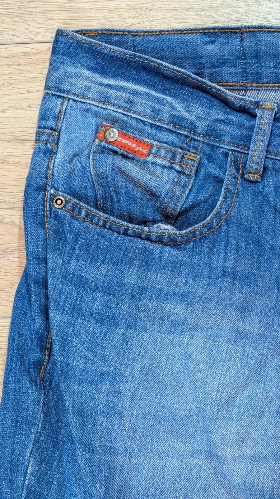 Lee Cooper Men's 3/4 Shorts - Blue - Size 34W 19L