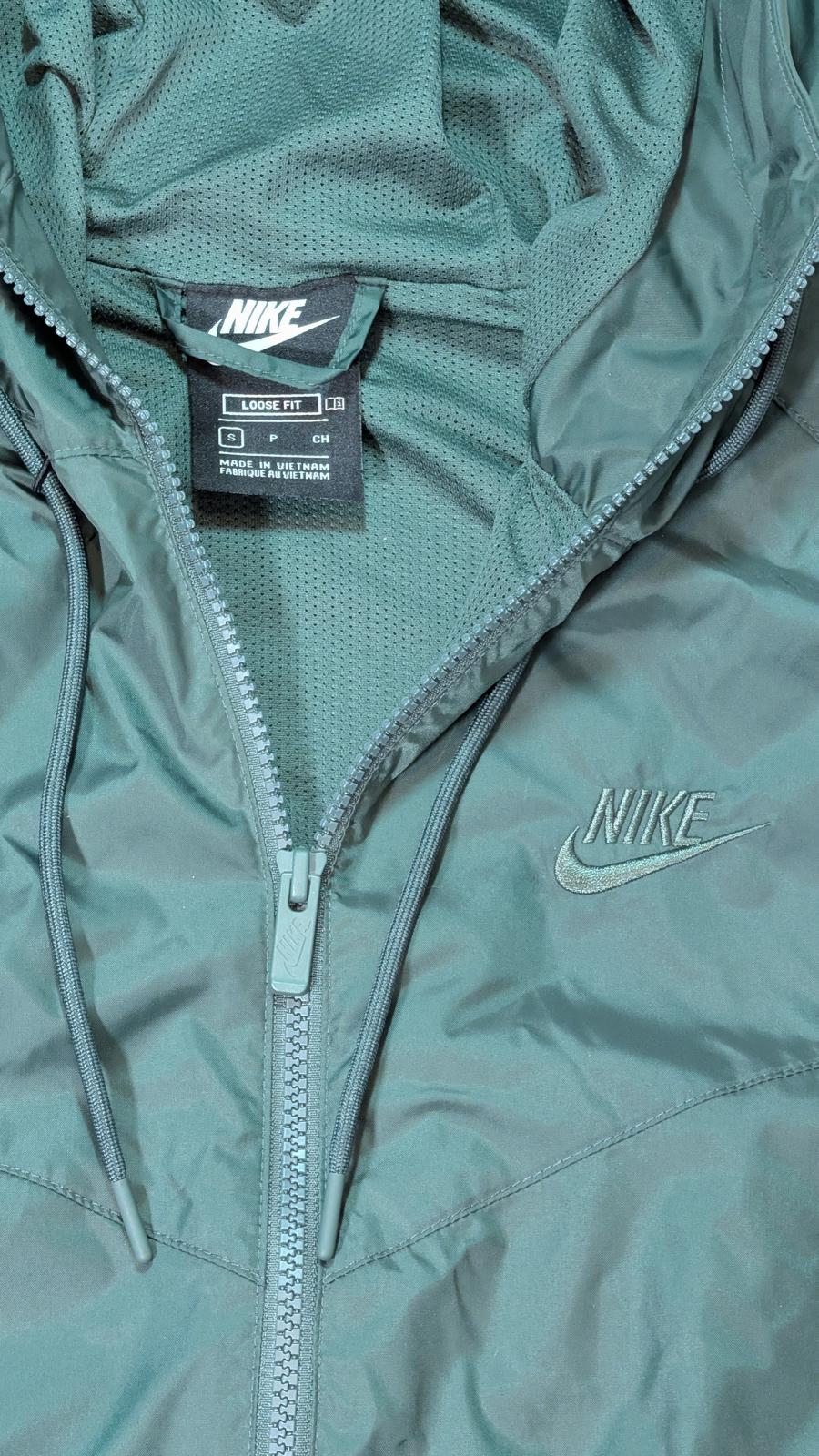 Nike Men's Loose Fit Jacket - Green - Size Small