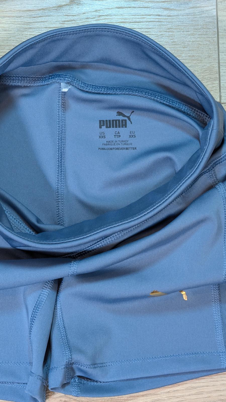 Puma Women's Gym Shorts - Blue - Size XXS