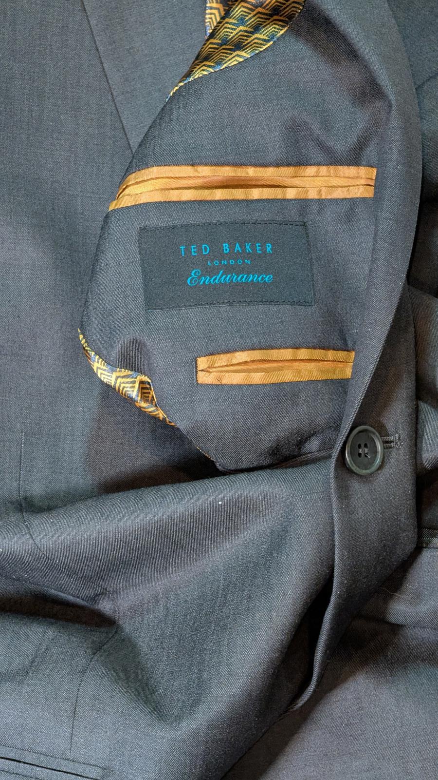 Ted Baker Men's Endurance 2 Piece Suit - Grey - Size Medium