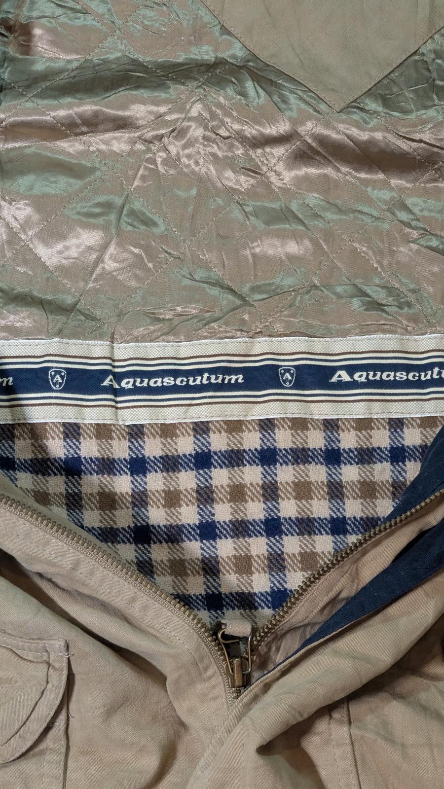 Aquascutum Men's Vintage Jacket Coat - Tan - Size Medium