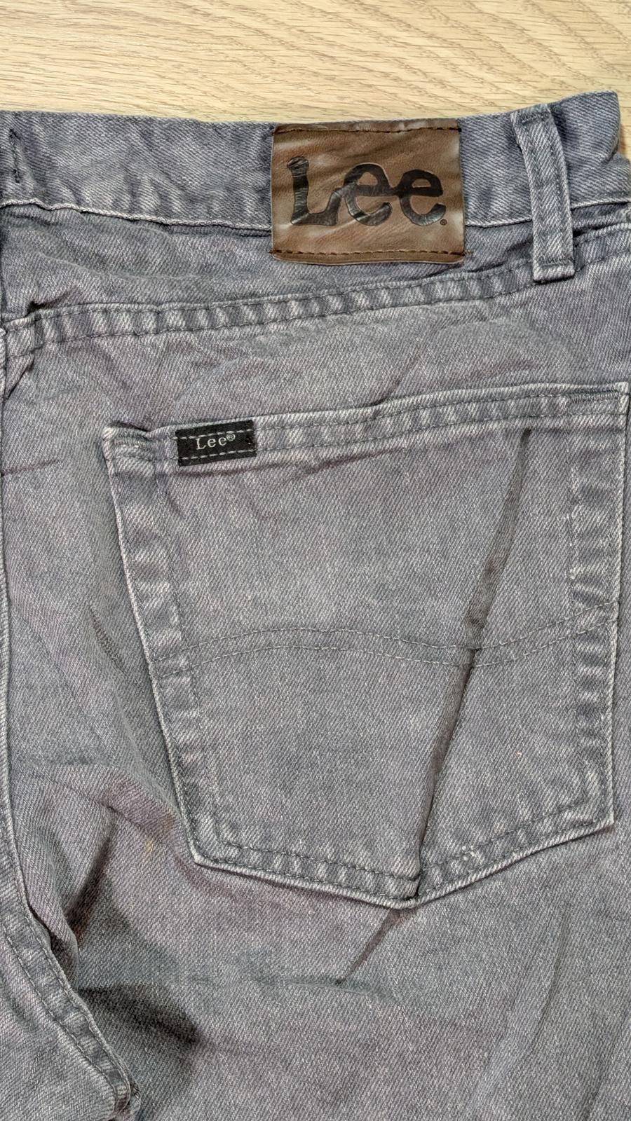 Lee Men's Regular Fit Jeans - Grey - Size 32W 36L