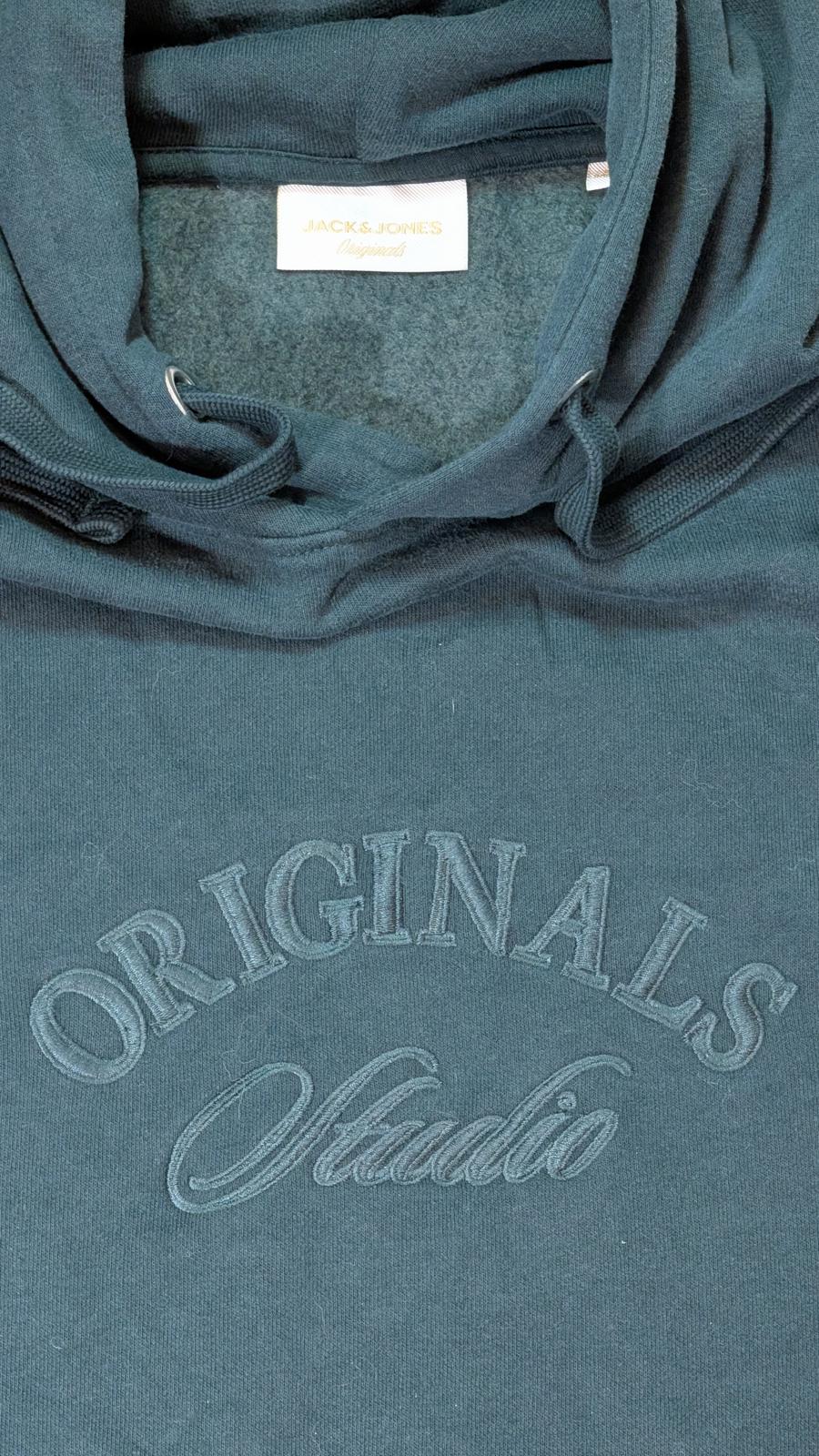 Jack & Jones Men's Hoodie Sweatshirt - Green - Size Medium