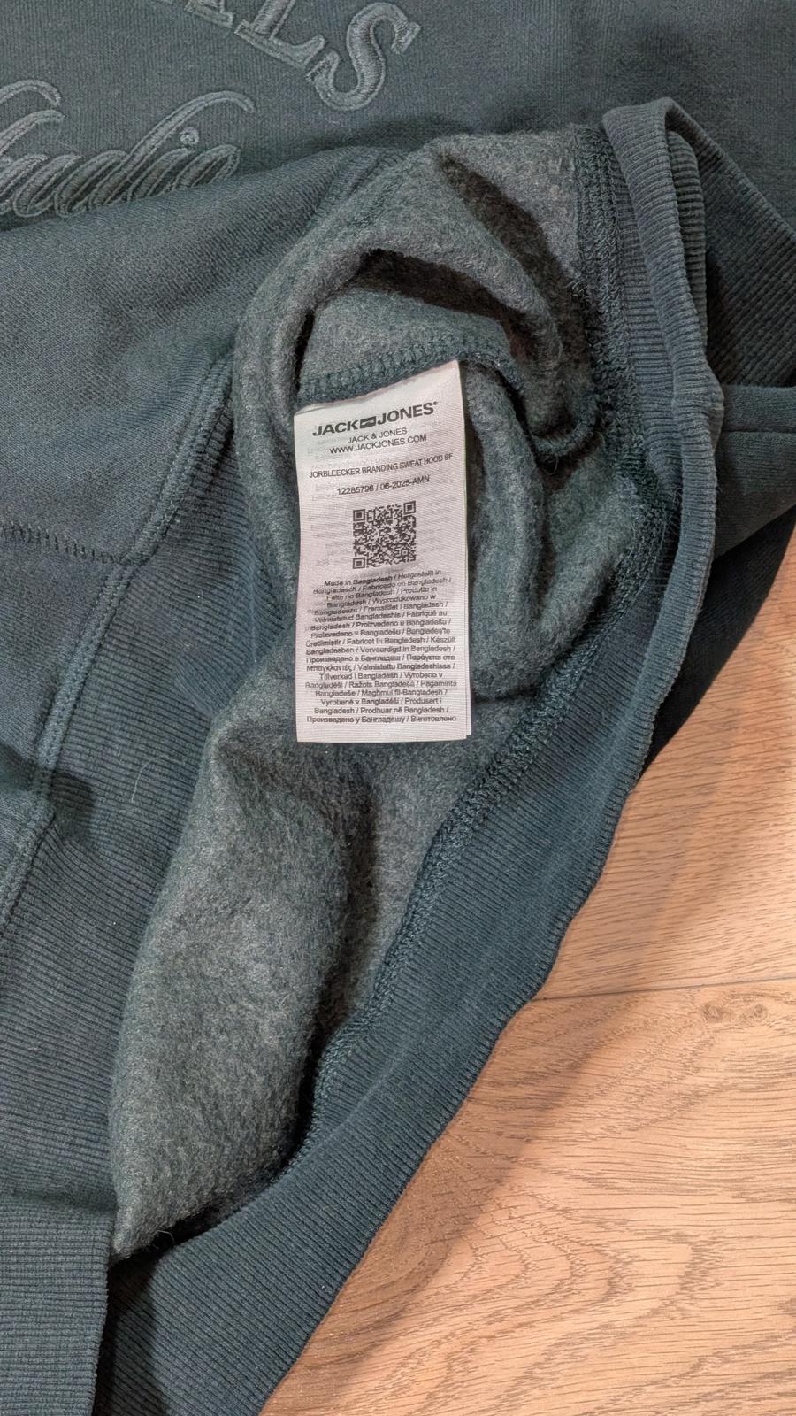 Jack & Jones Men's Hoodie Sweatshirt - Green - Size Medium