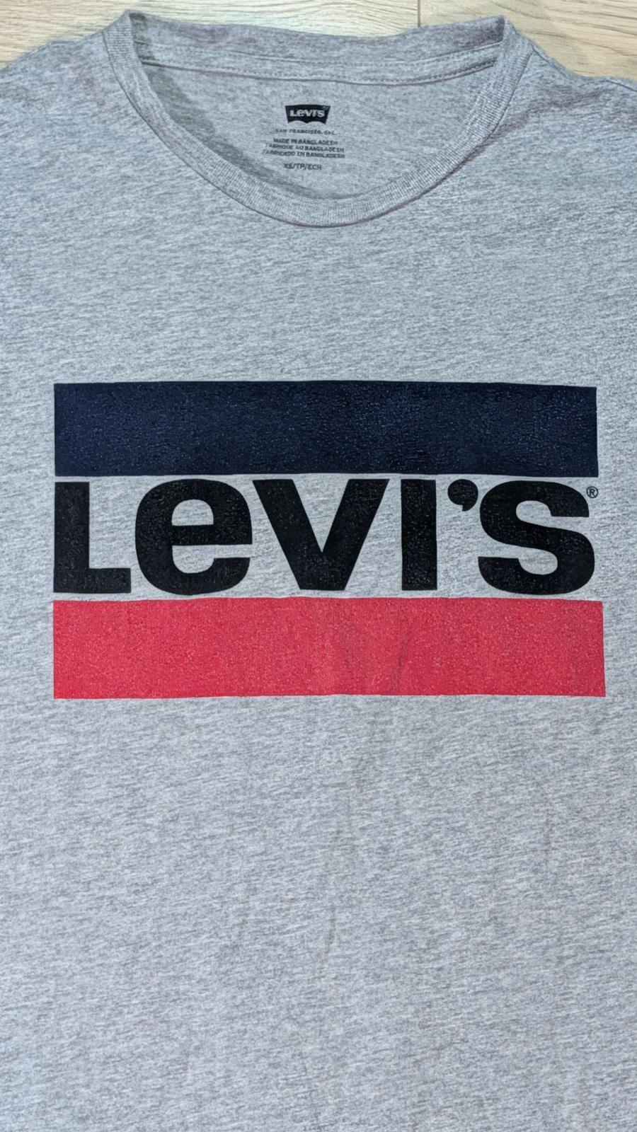Levi's Men's T Shirt - Grey - Size XS