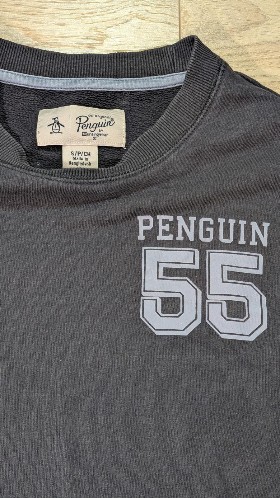 Penguin Men's Sweatshirt Jumper - Navy - Size Small