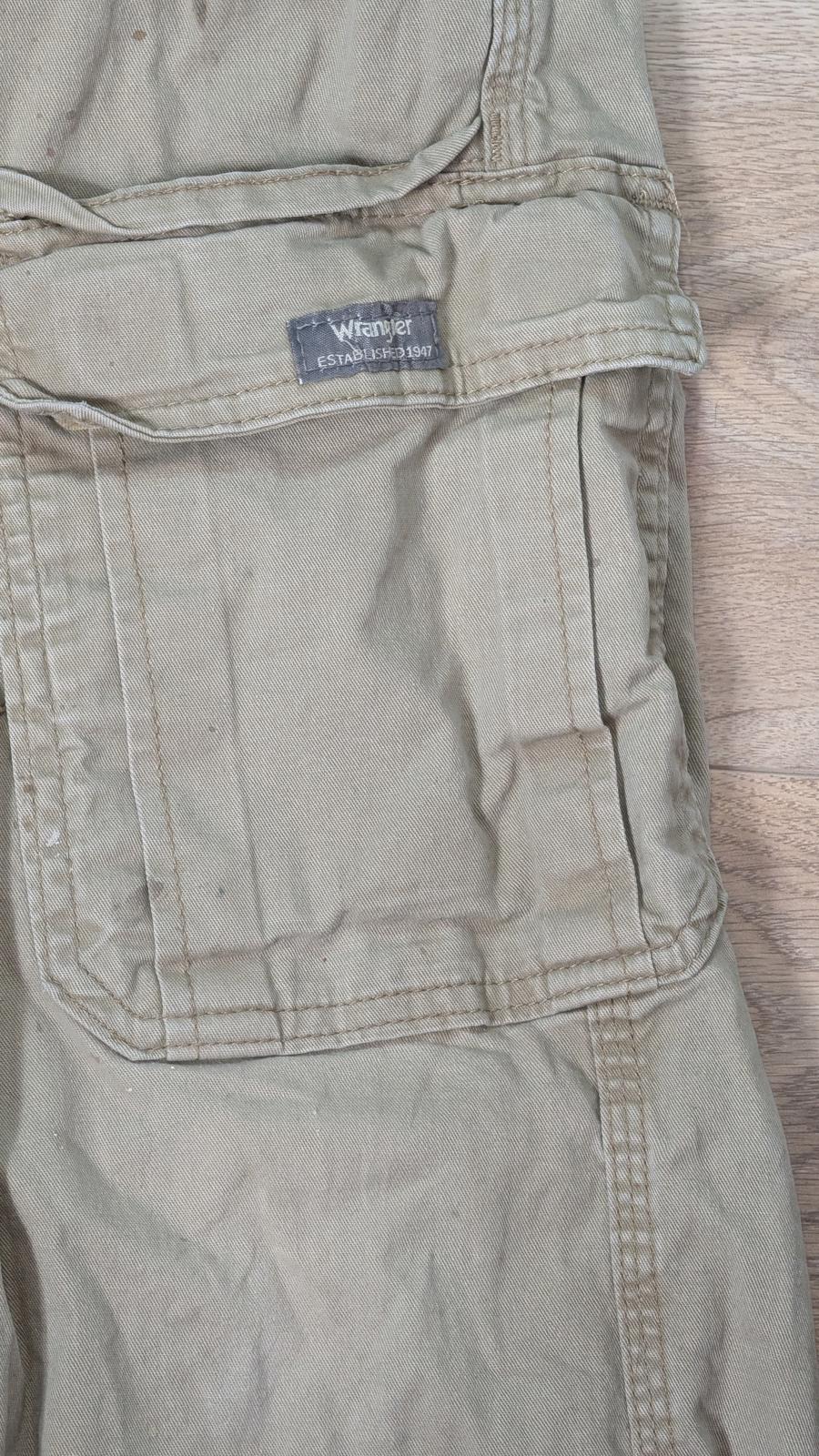 Wrangler Men's Relaxed Fit Cargo Trousers - Tan - Size 30W 32L