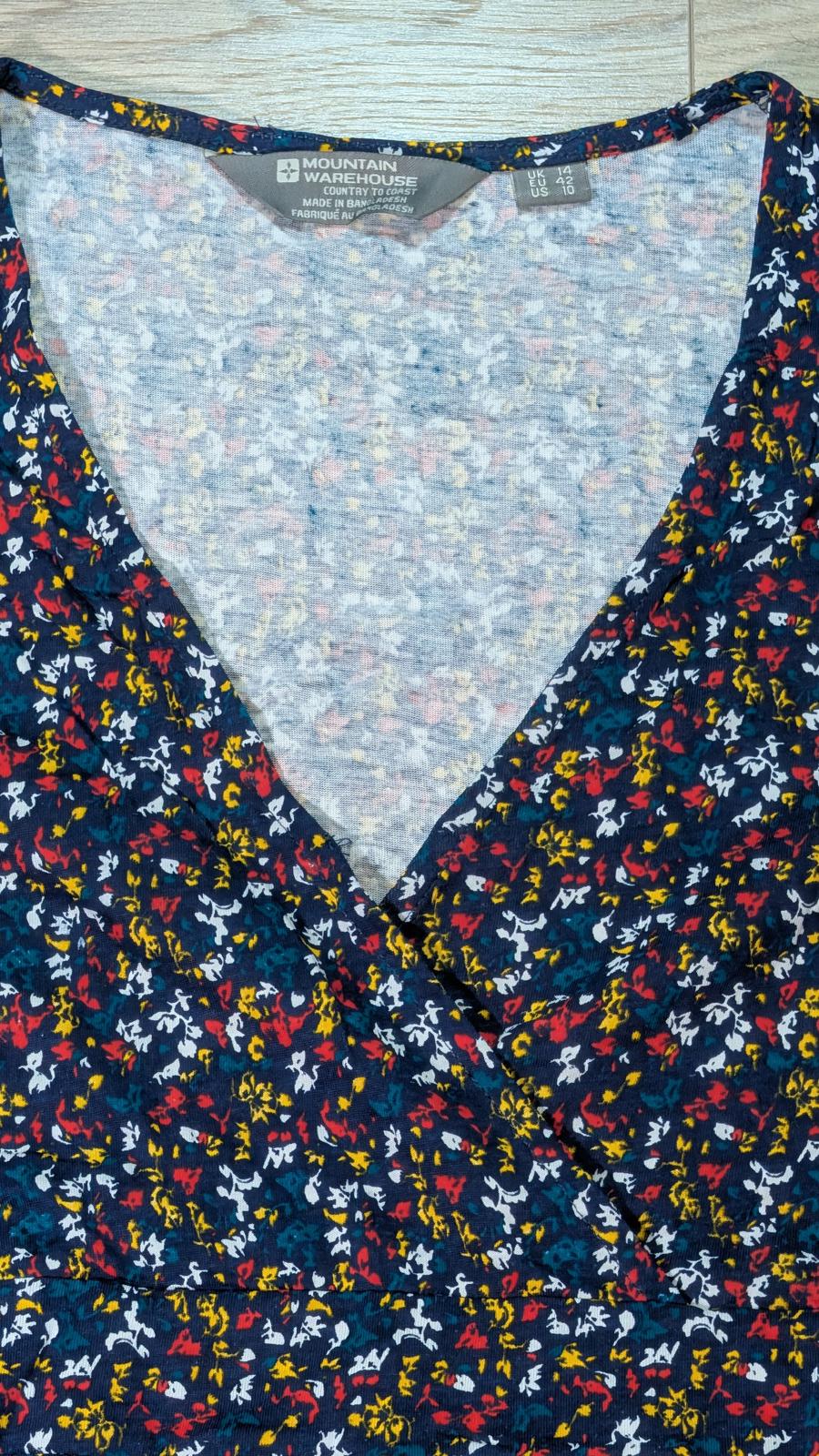Mountain Warehouse Women's Floral Dress - Navy - Size 14