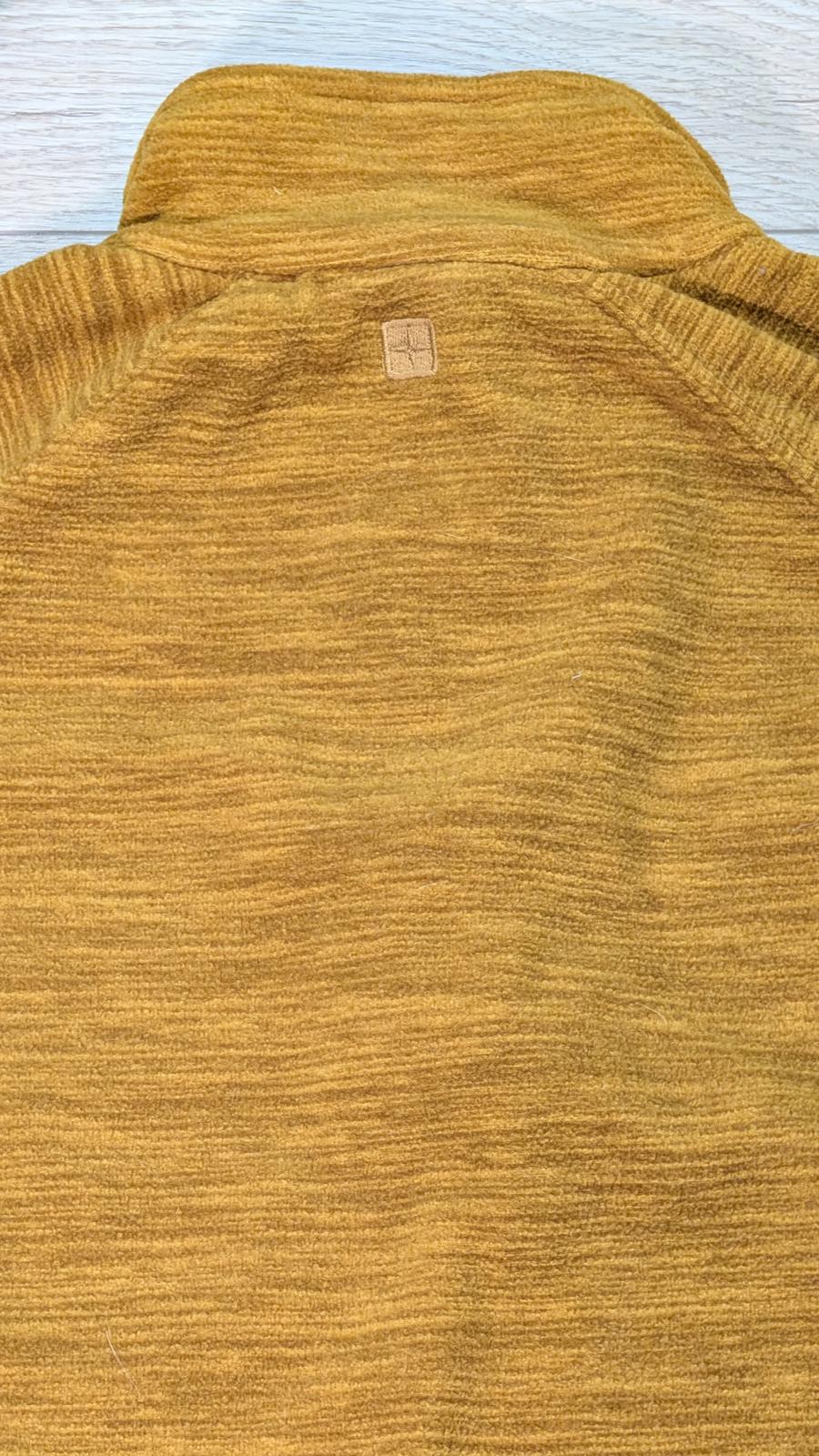 Mountain Warehouse Men's 1/4 Zip Fleece Jumper - Yellow - Size Medium