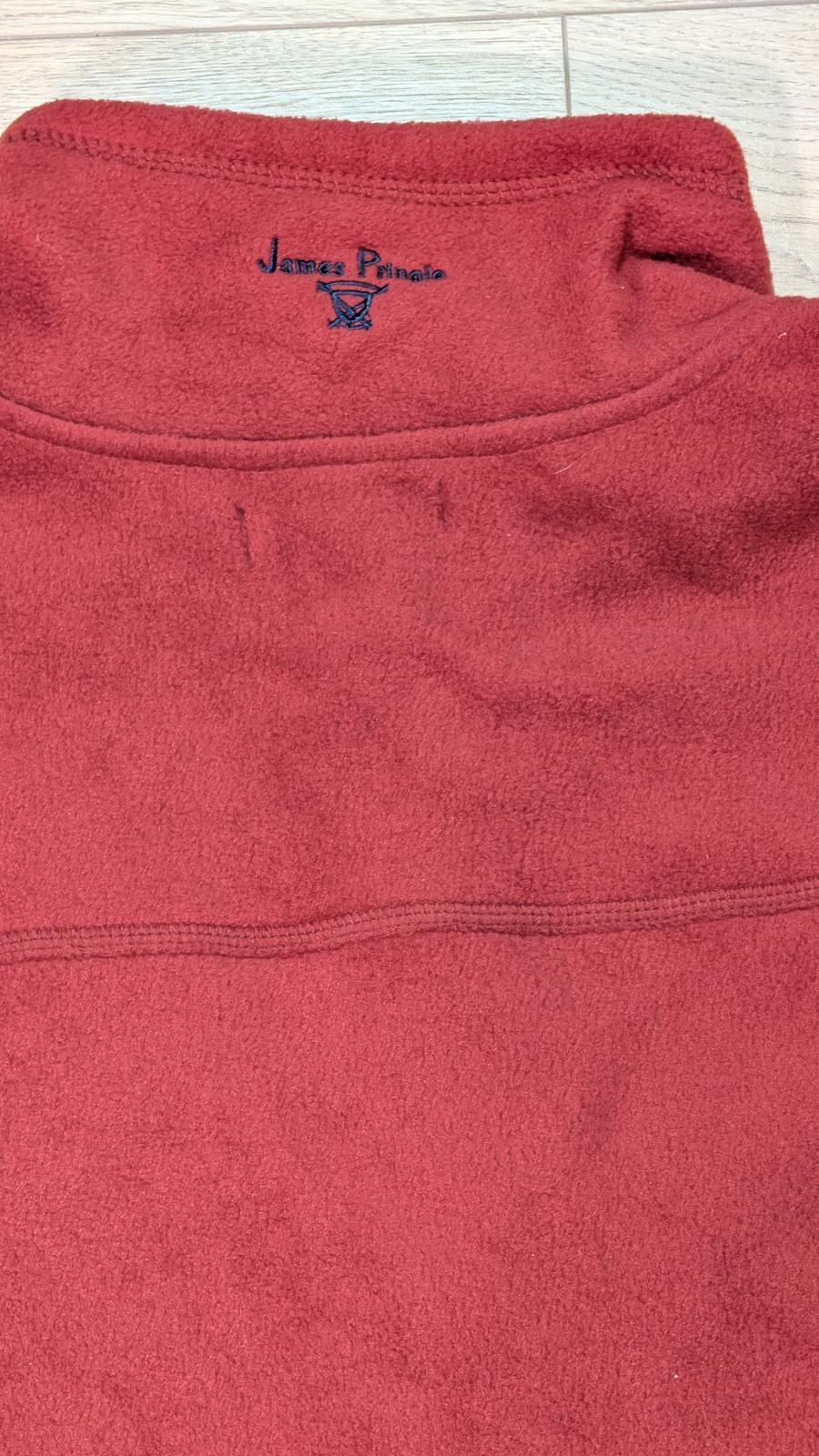 James Pringle Men's Fleece Vest Jacket - Red - Size Large