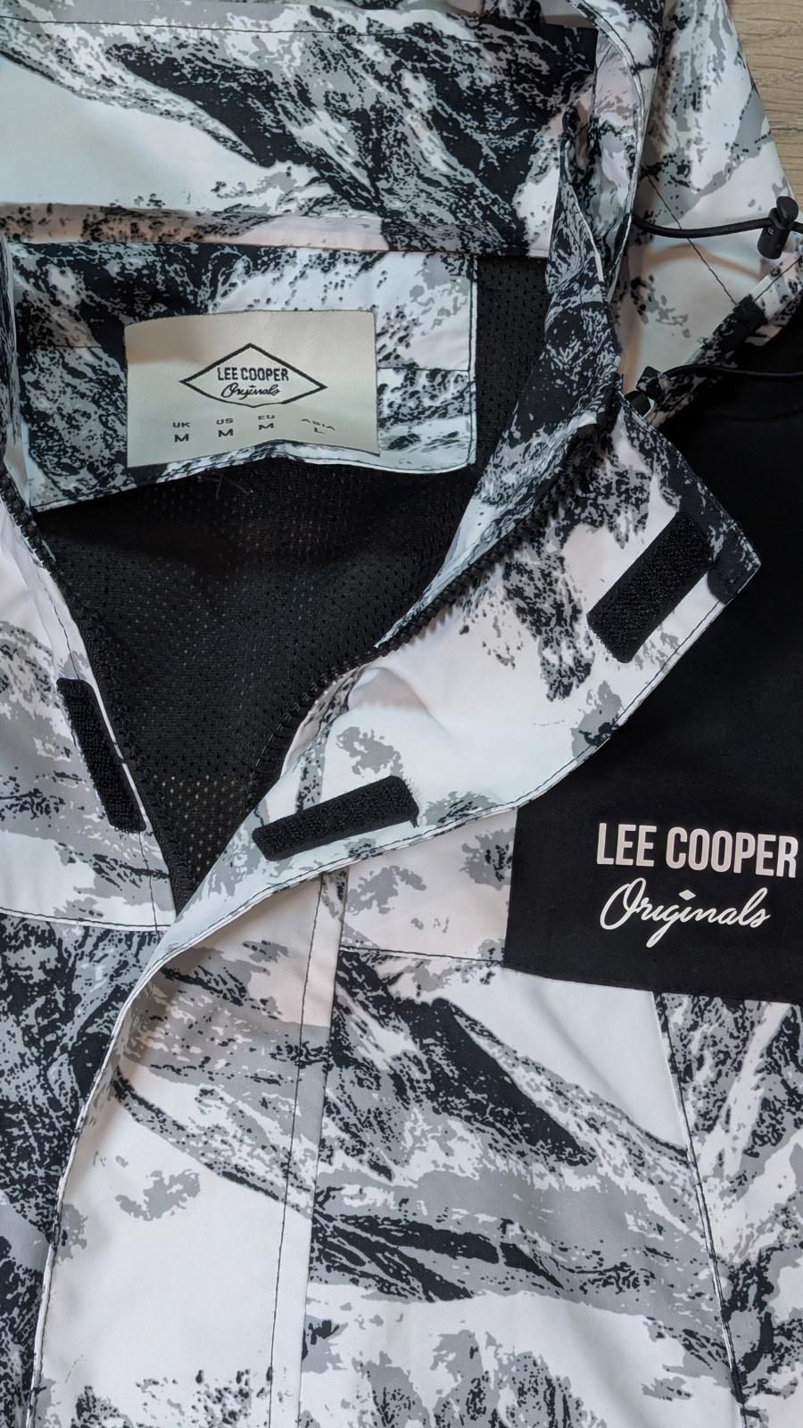 Lee Cooper Men's Waterproof Jacket - White - Size Medium