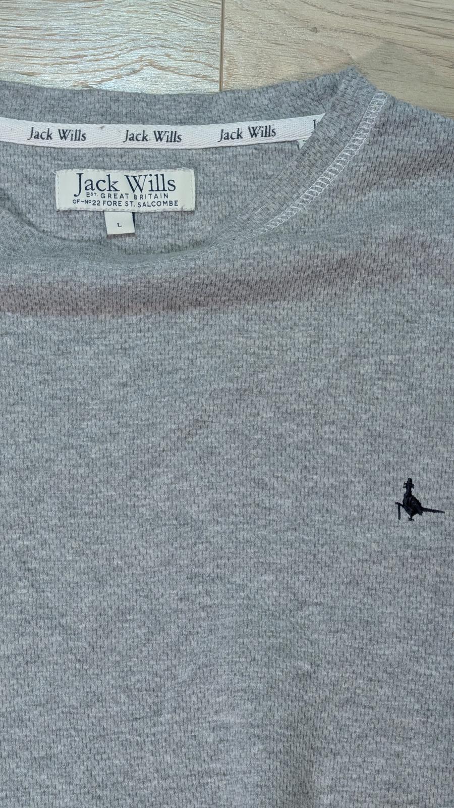 Jack Wills Men's Sweatshirt Jumper - Grey - Size Large