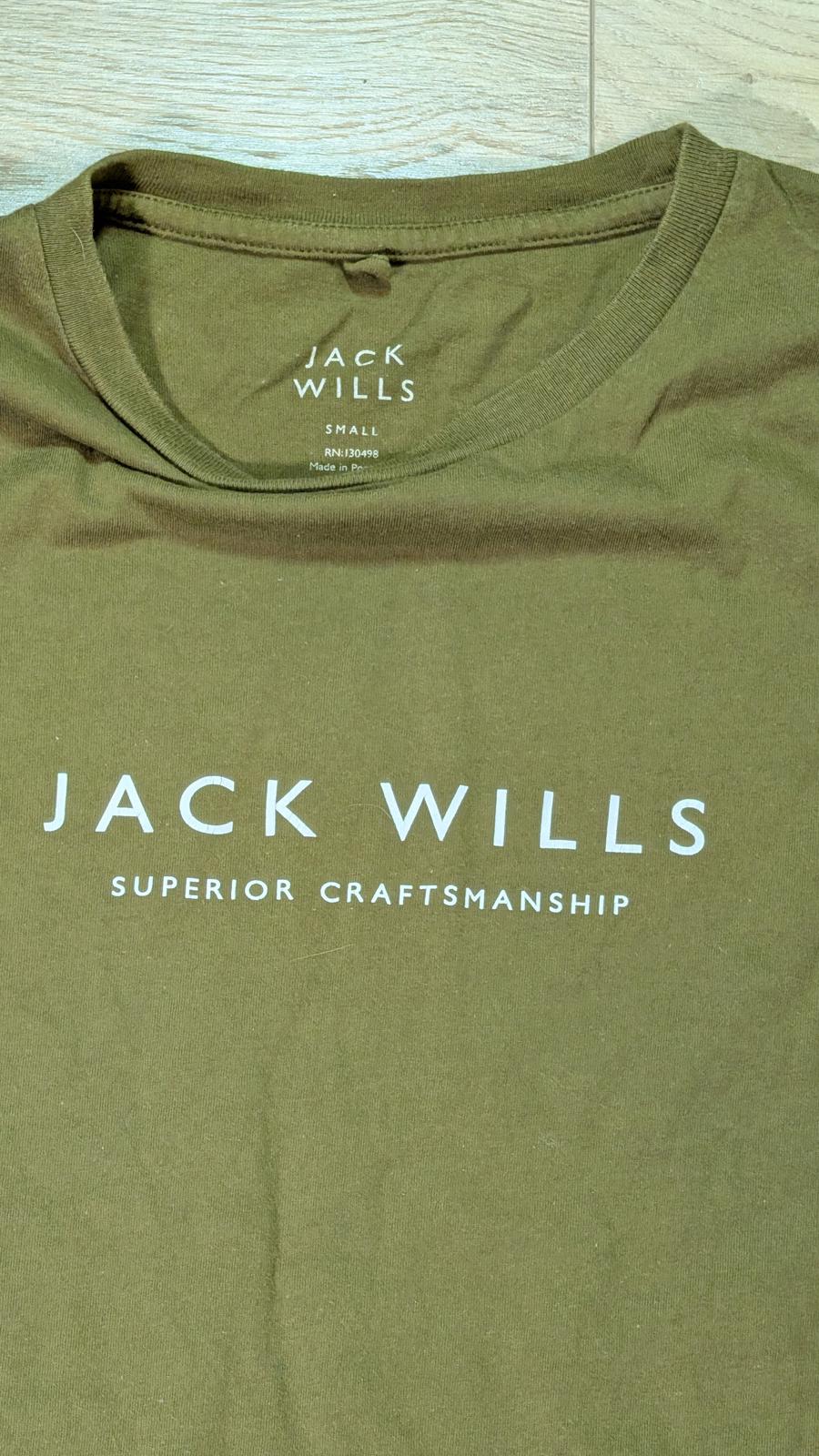 Jack Wills Men's T Shirt - Khaki - Size Small
