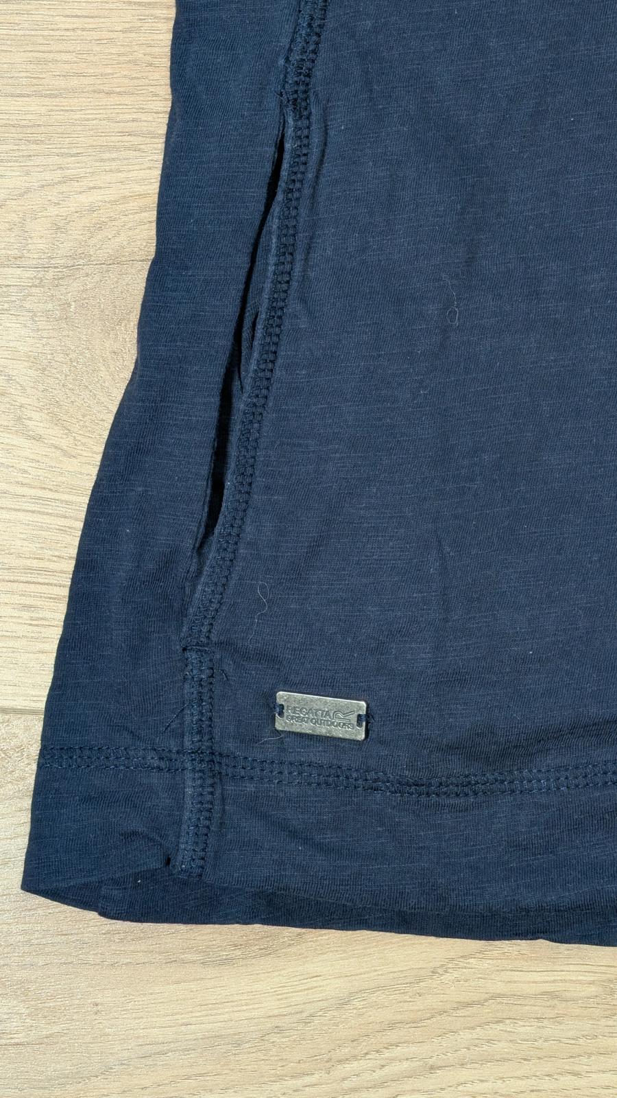 Regatta Women's Hooded T Shirt - Navy - Size 14