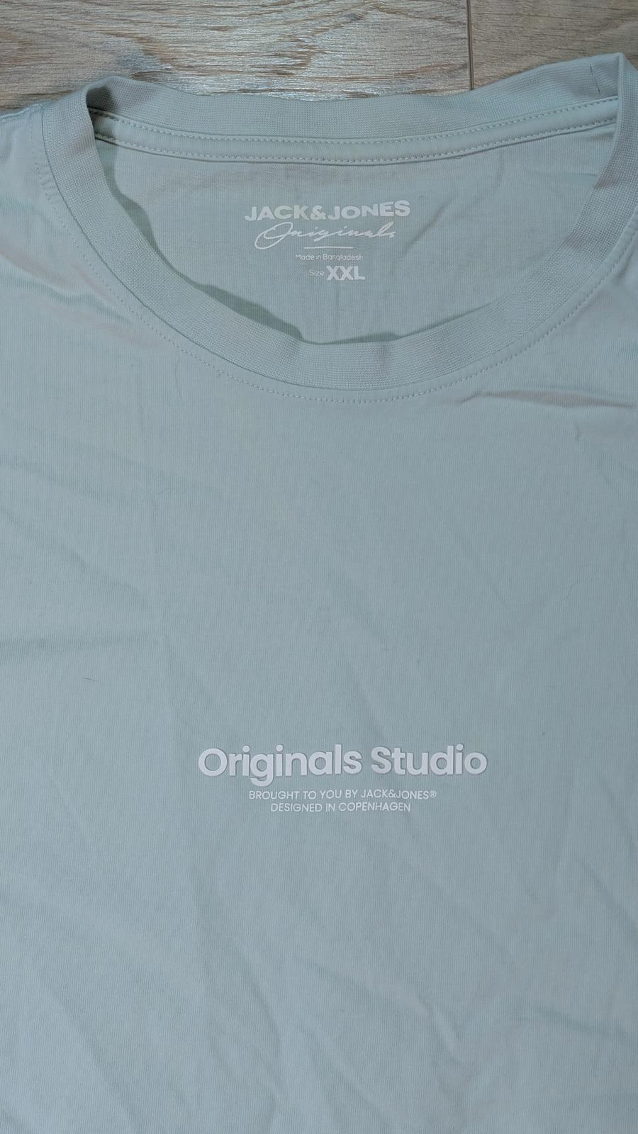 Jack & Jones Men's T Shirt - Green - Size XXL