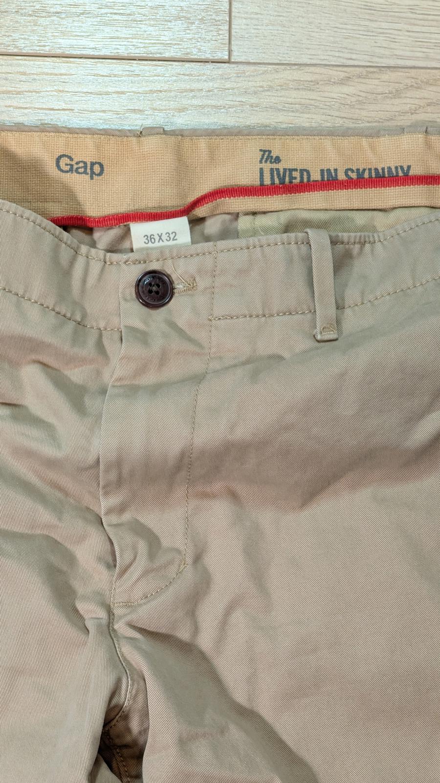 Gap Men's Chino Trousers - Tan - Size 36W 32L
