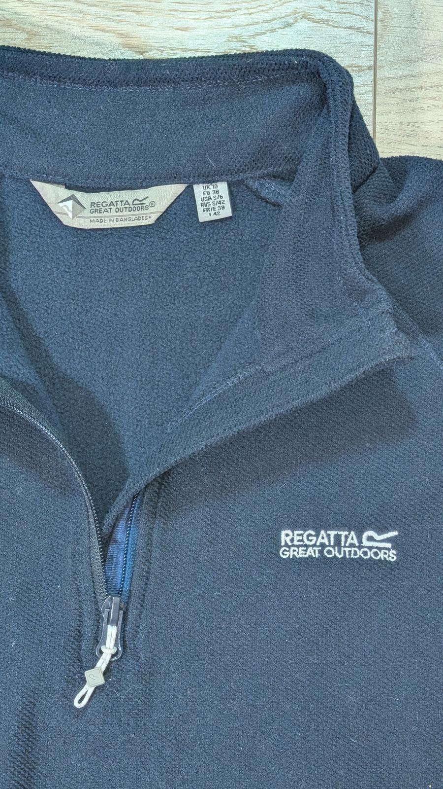 Regatta Women's 1/4 Zip Fleece Jumper - Navy - Size 10