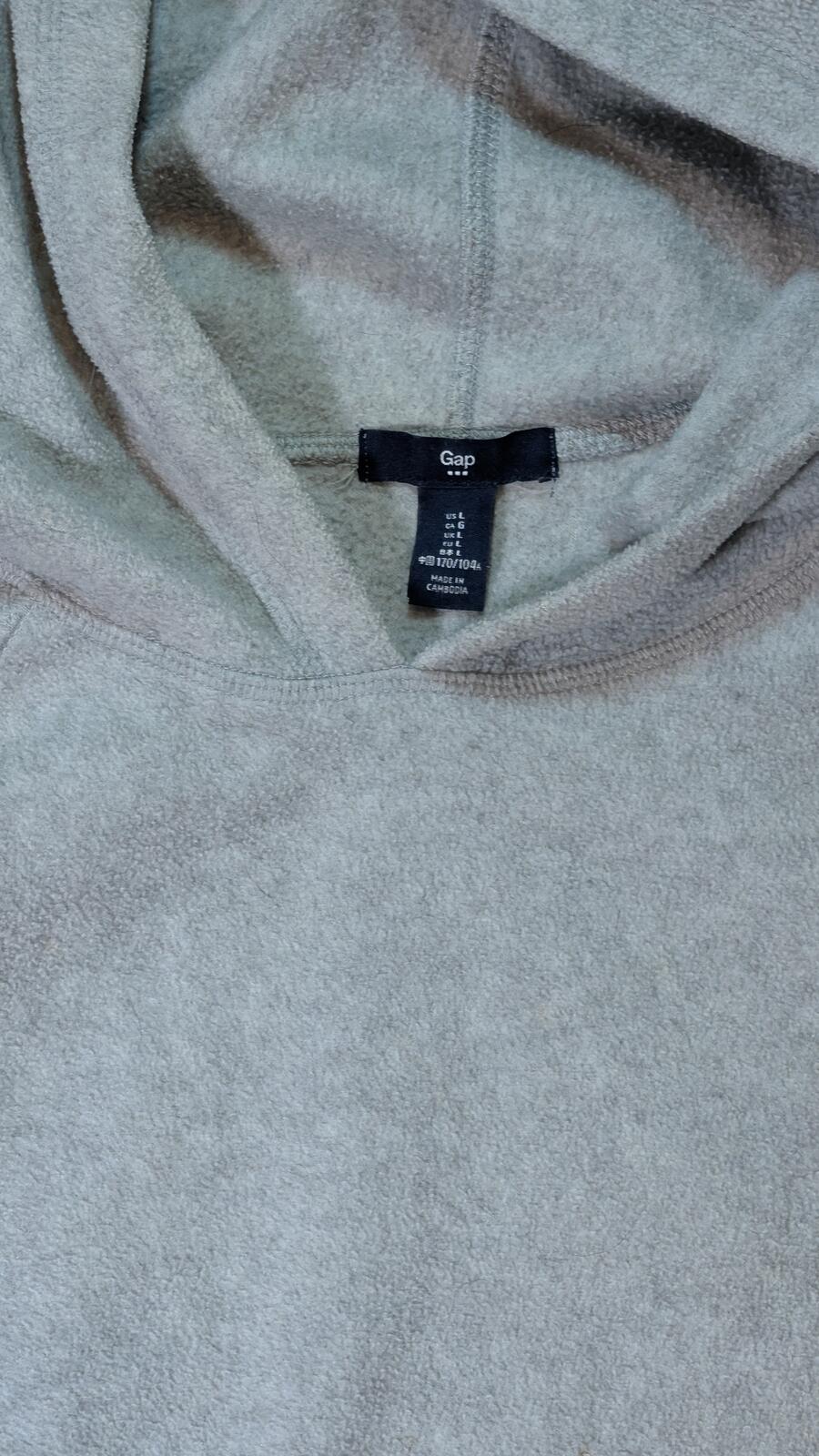 Gap Women's Hoodie Sweatshirt - Grey - Size Large