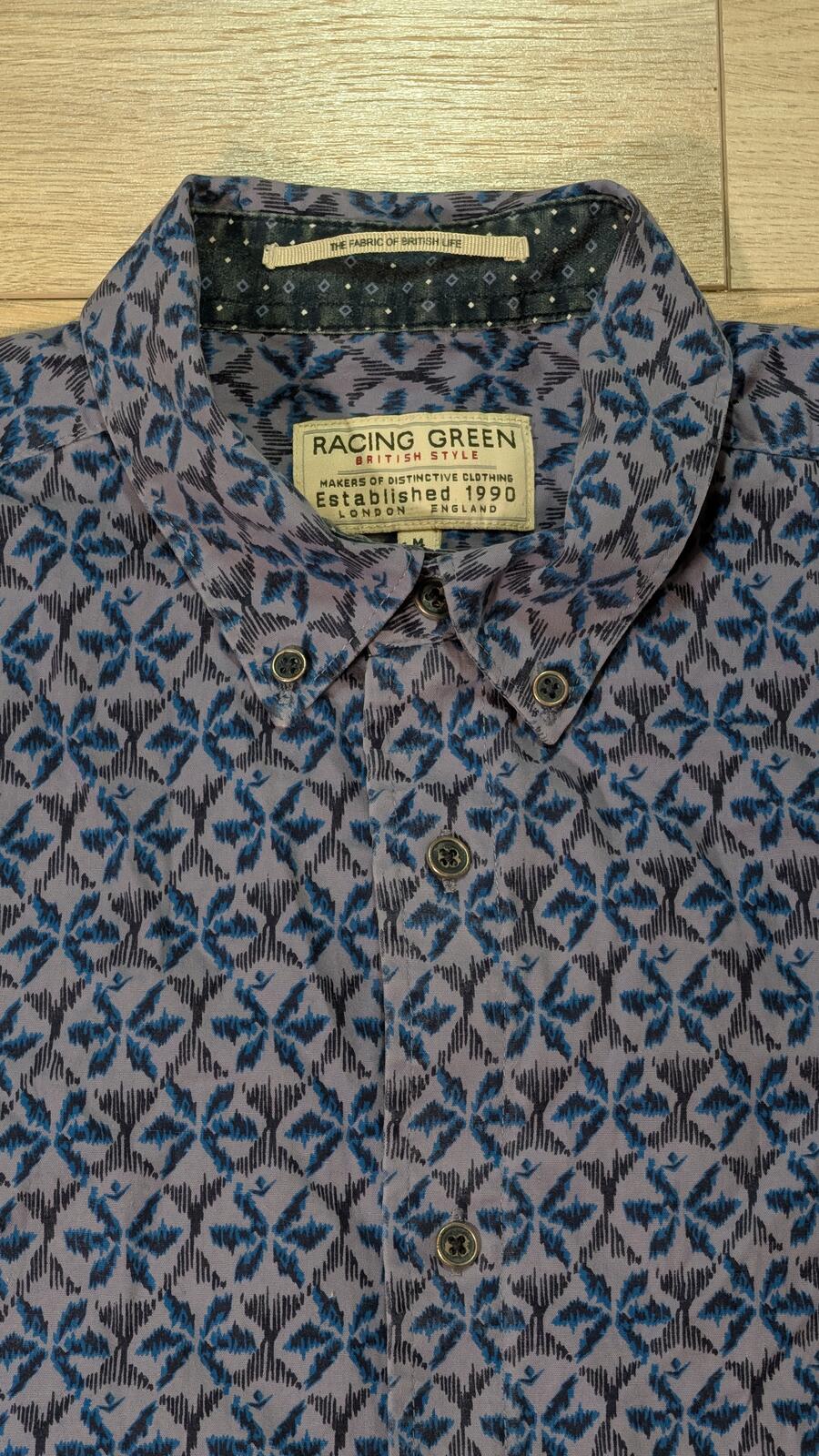 Racing Green Men's Shirt - Purple - Size Medium