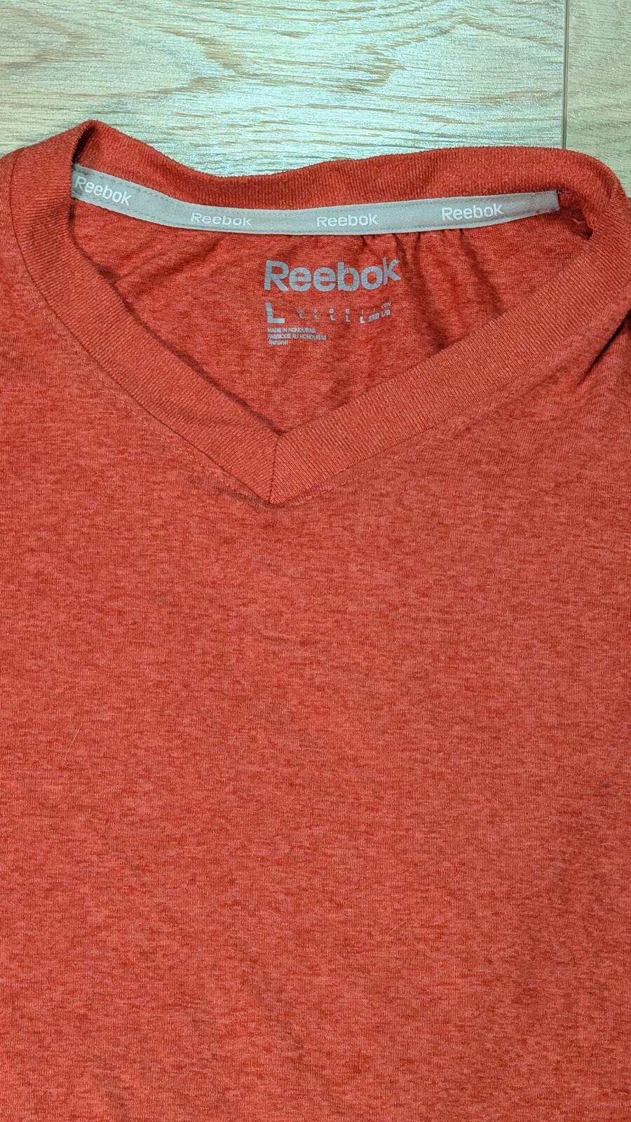 Reebok Men's Playdry T Shirt - Red - Size Large