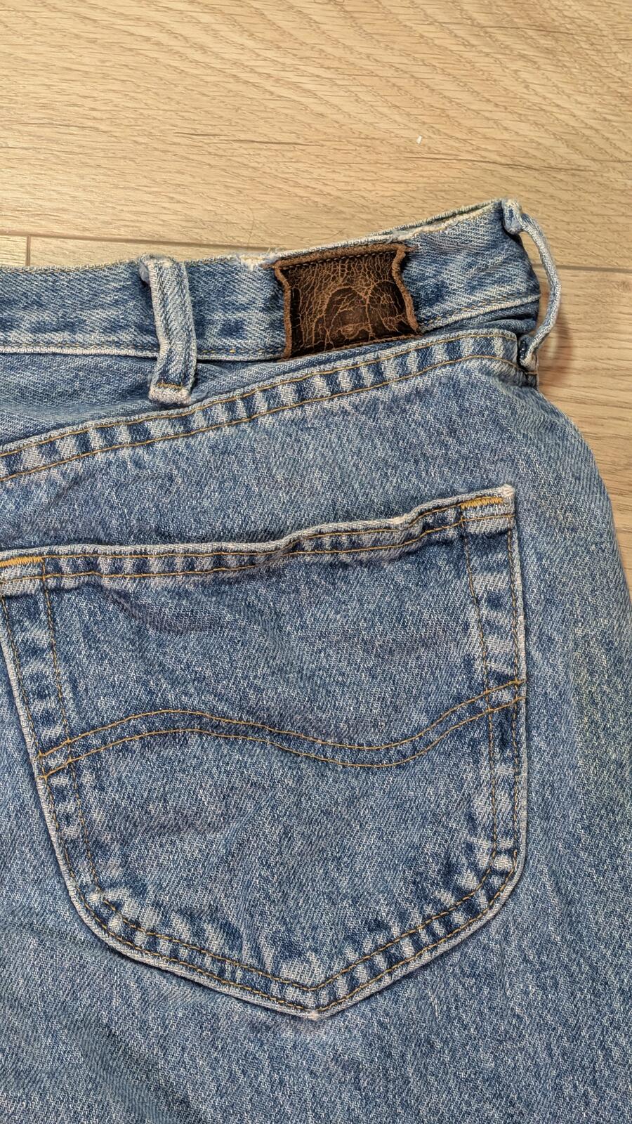 Lee Men's Relaxed Fit Jeans - Blue - Size 40W 32L