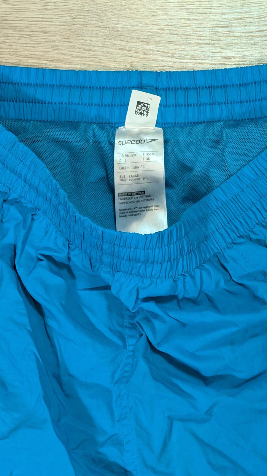 Speedo Men's Swimming Shorts - Blue - Size 30W 5L